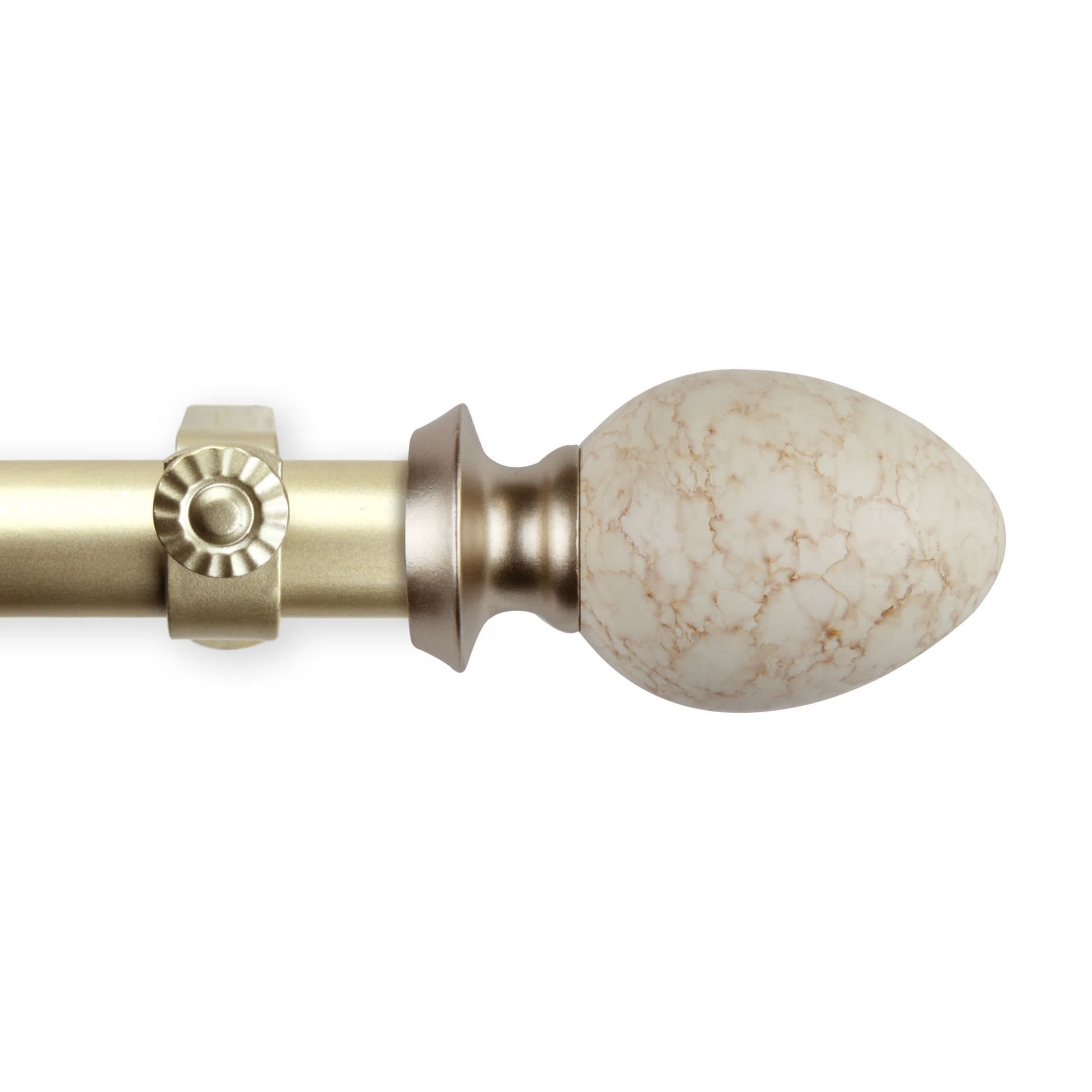 1" Ovate Curtain Rod