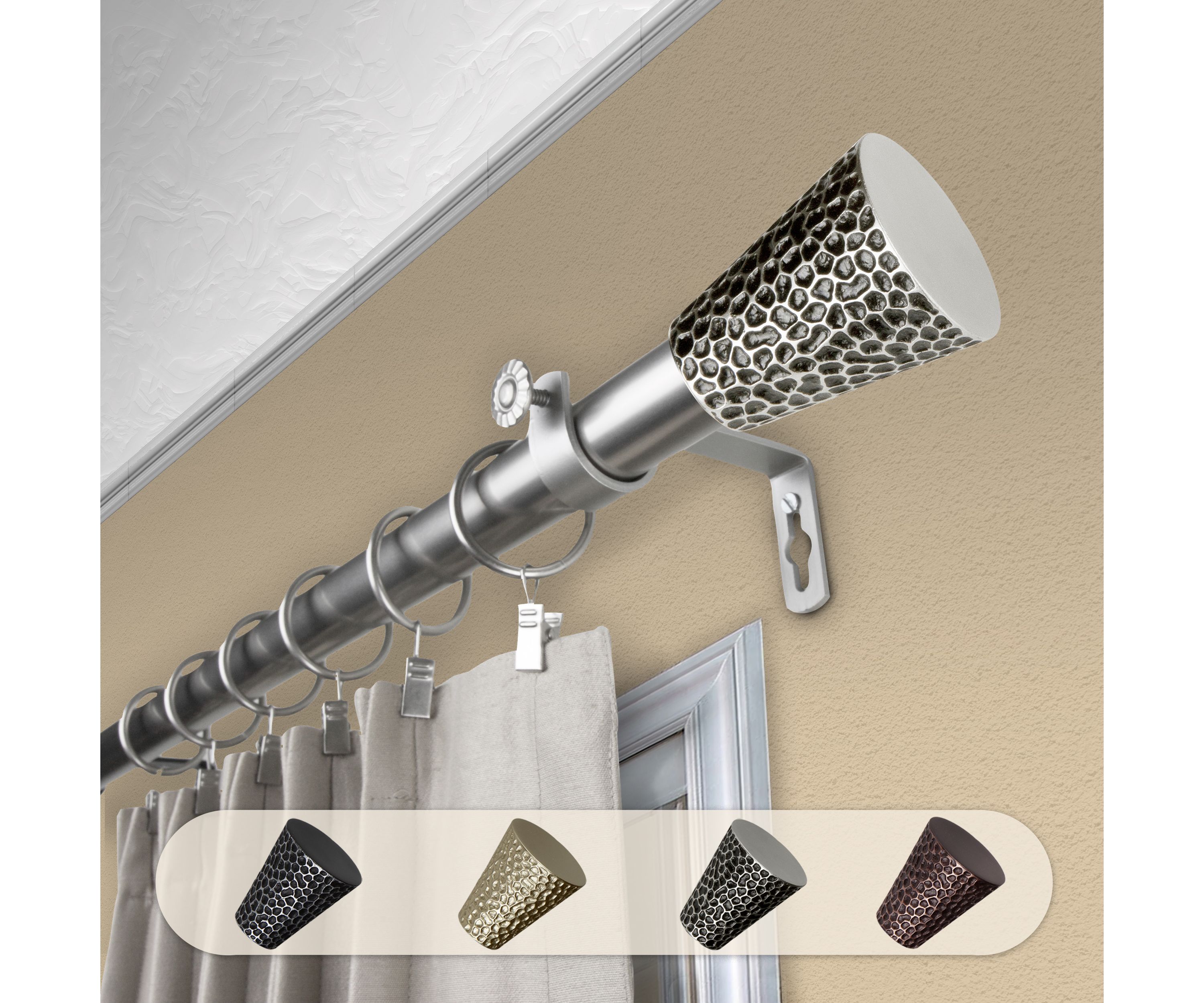 1" Haldor Curtain Rod
