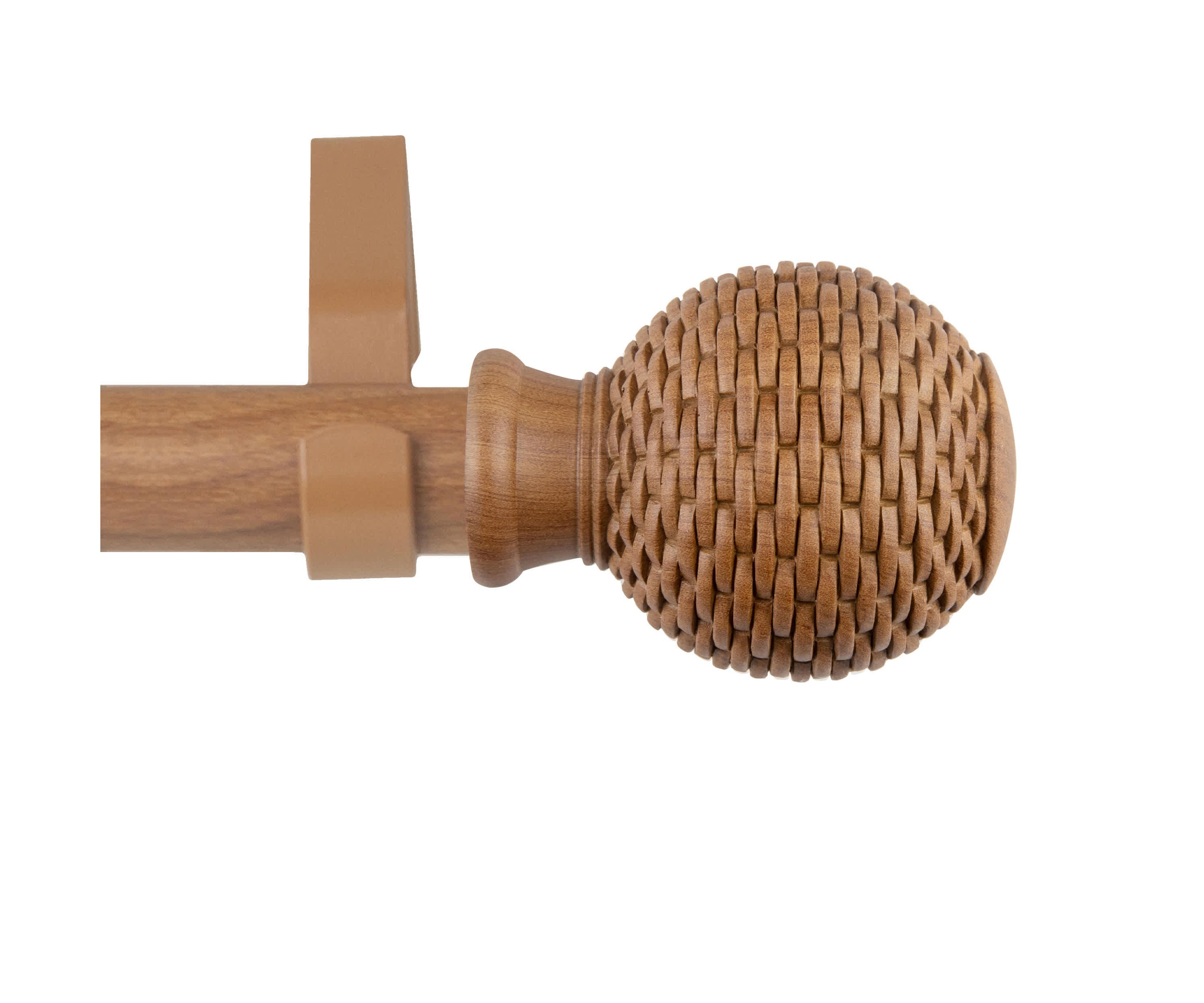 1" Bala Faux Wood Curtain Rod