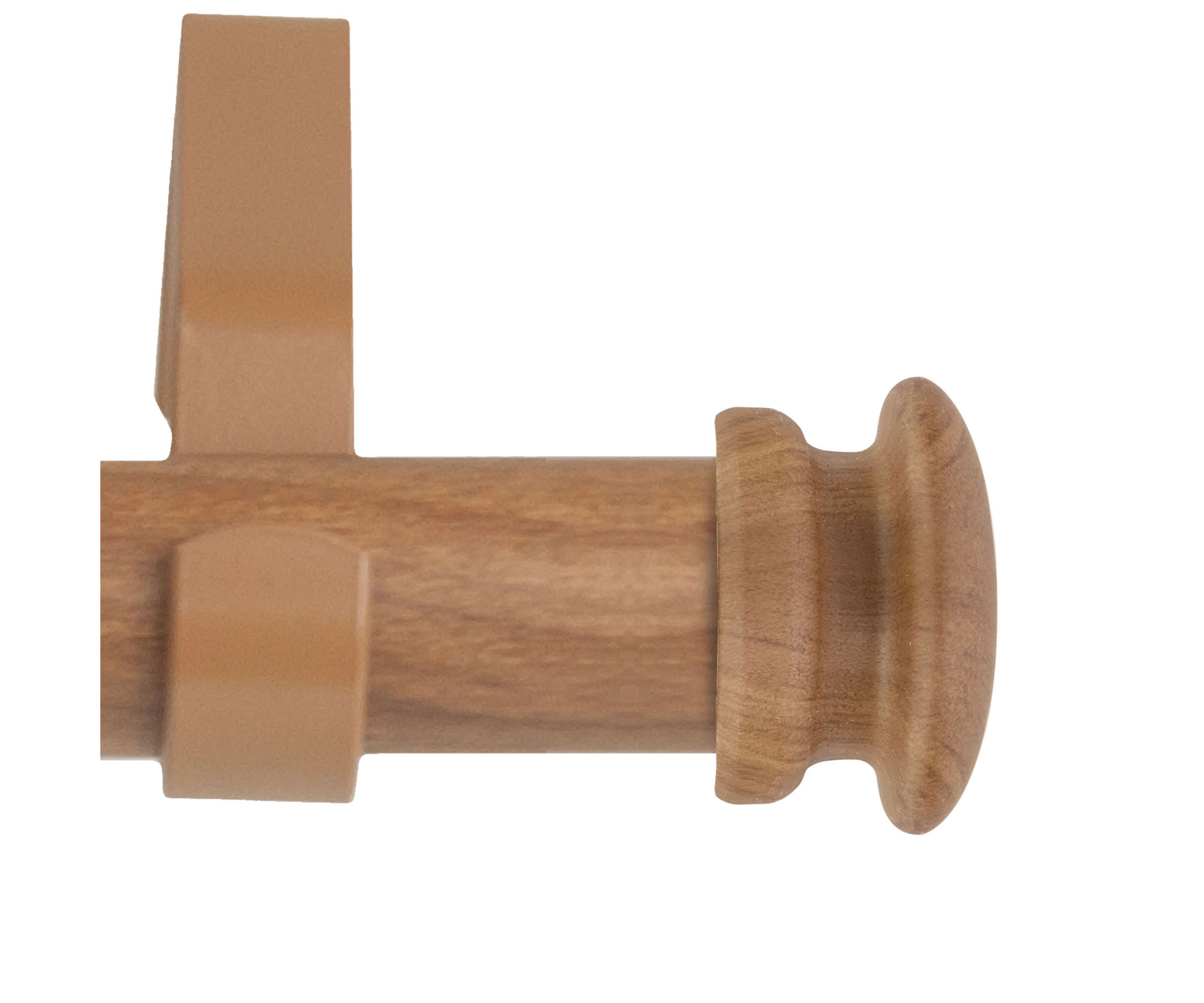 1" Mare Faux Wood Curtain Rod