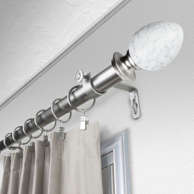 1" Ovate Curtain Rod