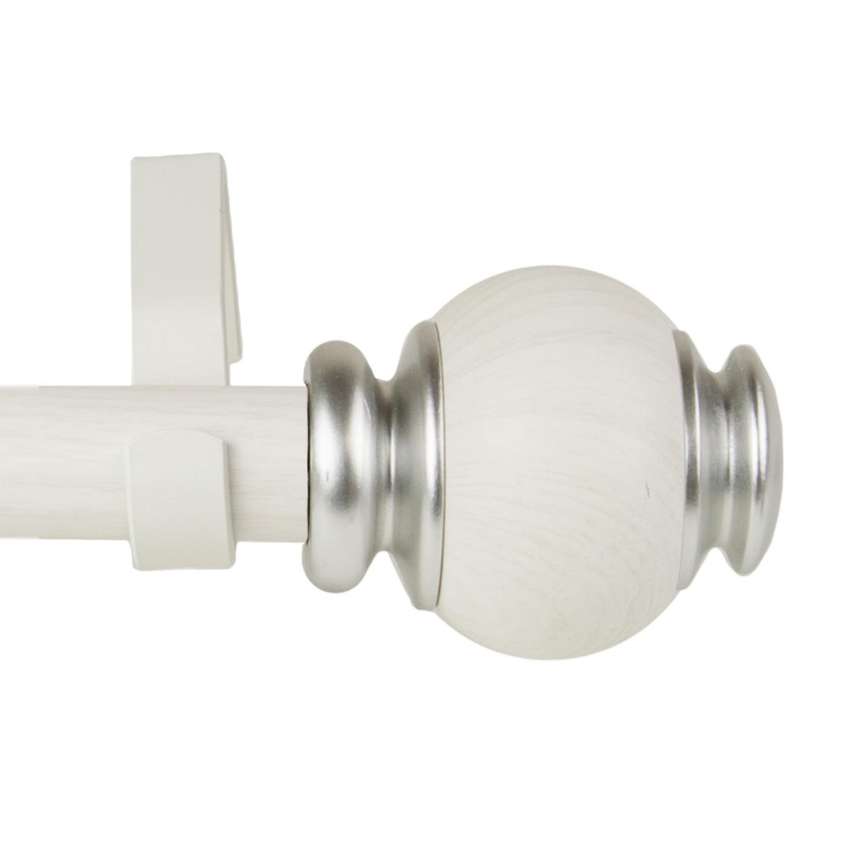1" Marble Faux Wood Curtain Rod