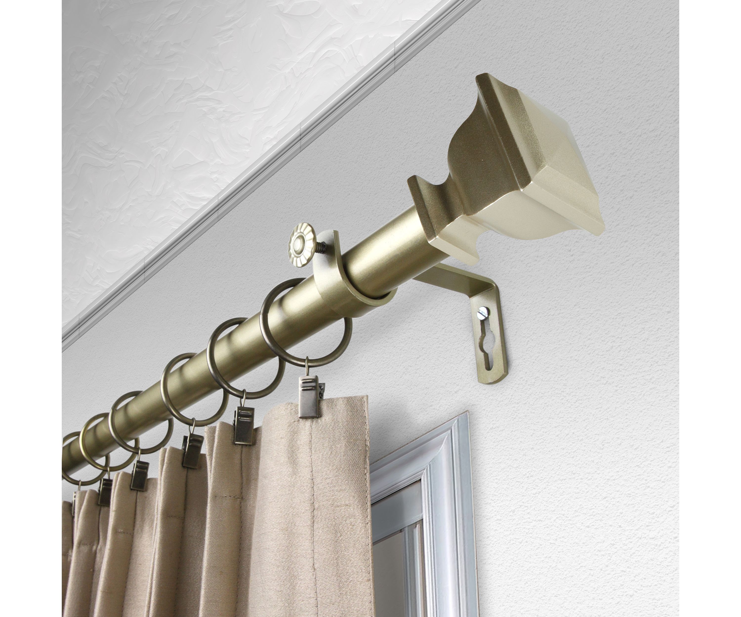 1" Romeo Curtain Rod