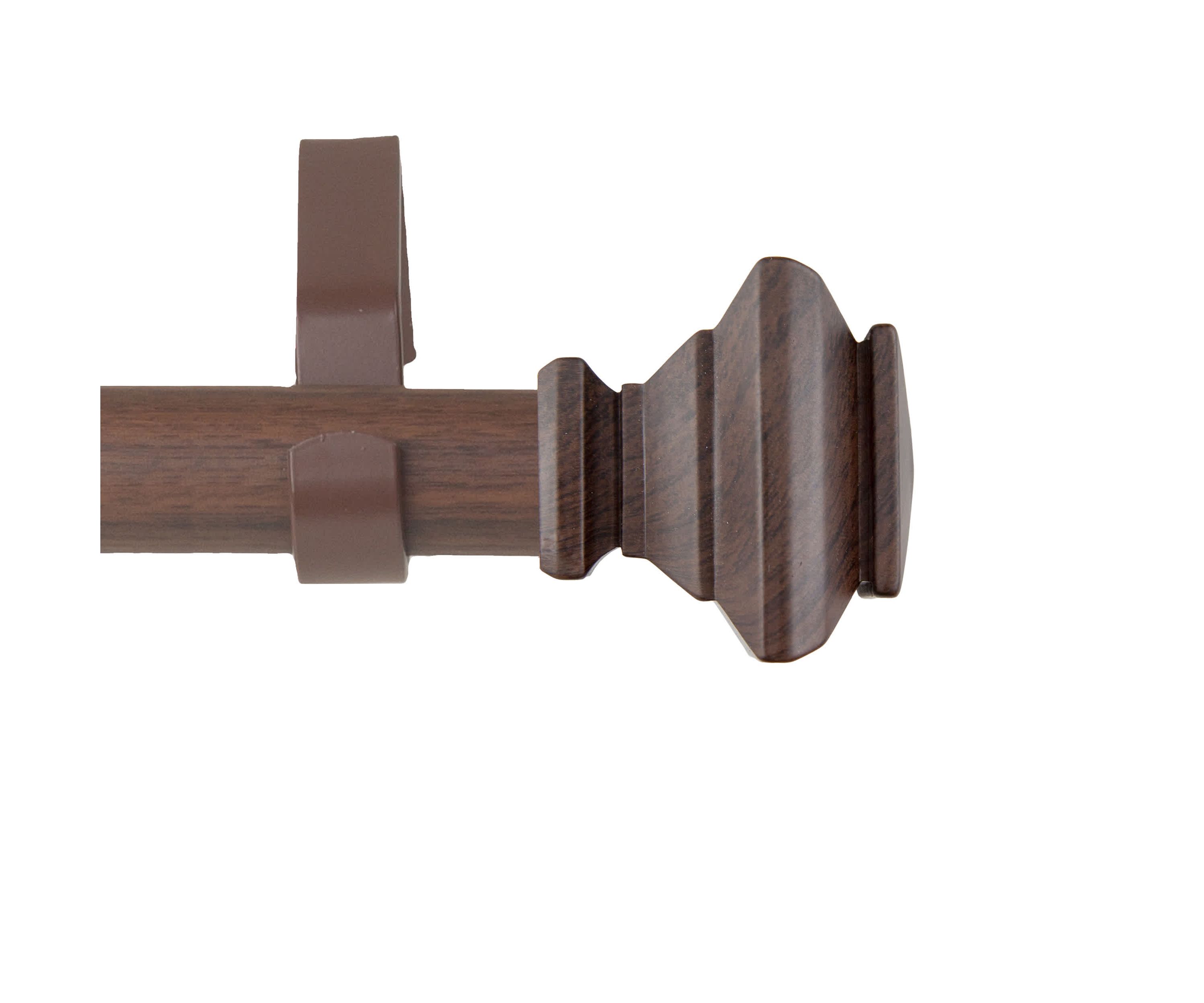 1" Fern Faux Wood Curtain Rod