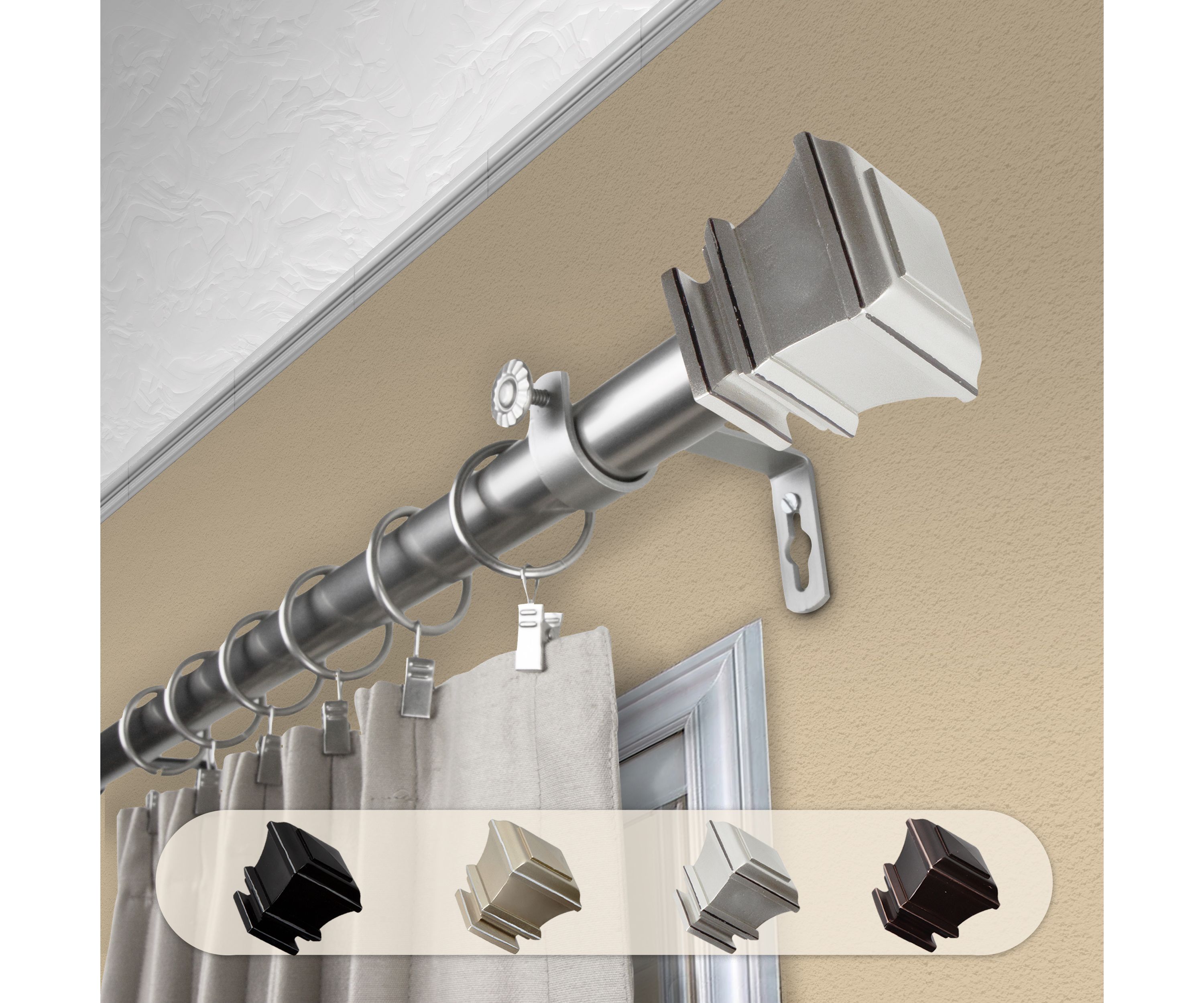 1" Pineda Curtain Rod