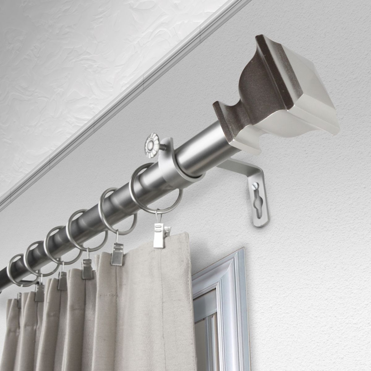1" Romeo Curtain Rod