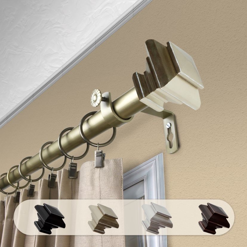 1" Fern Curtain Rod