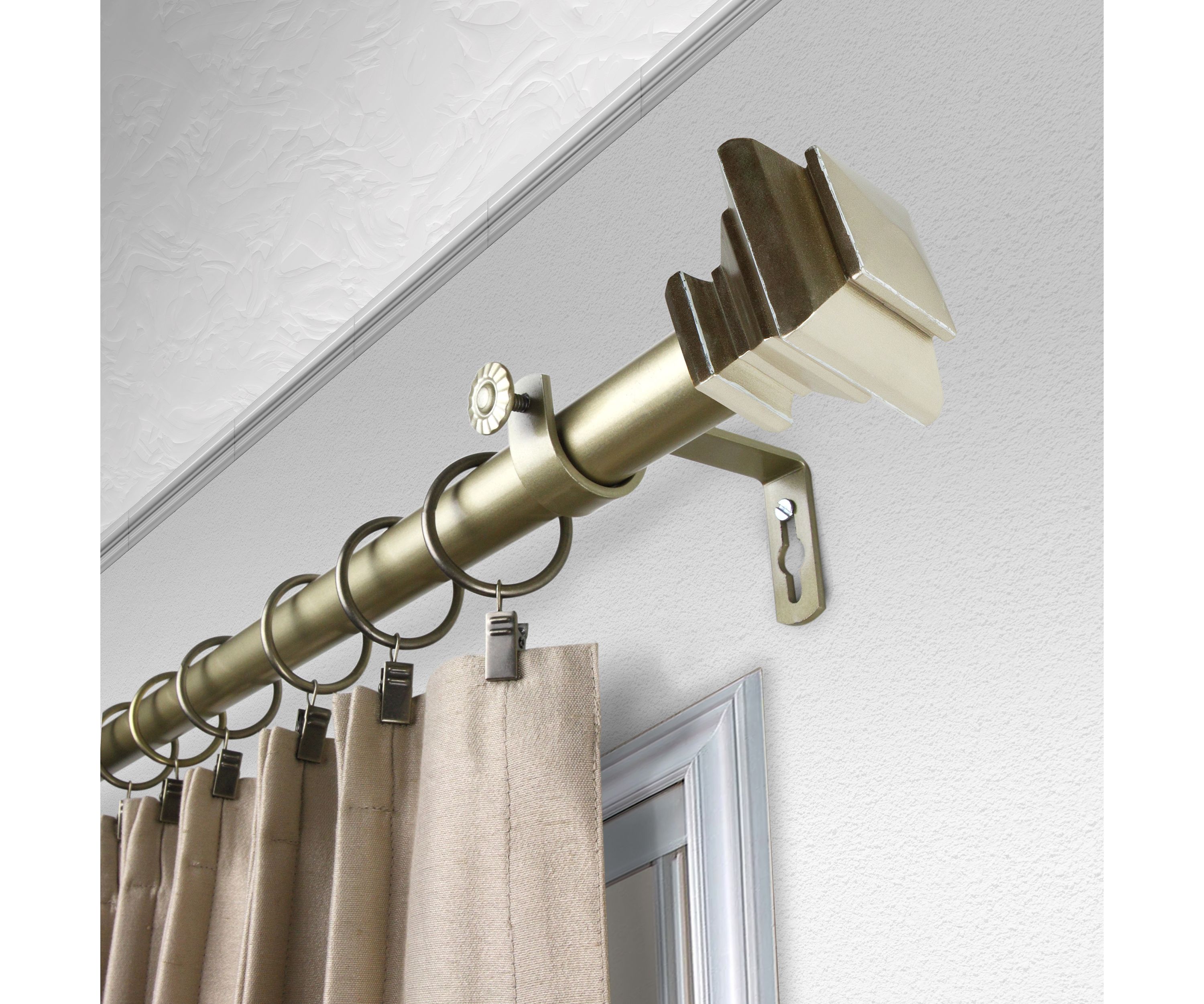 1" Fern Curtain Rod