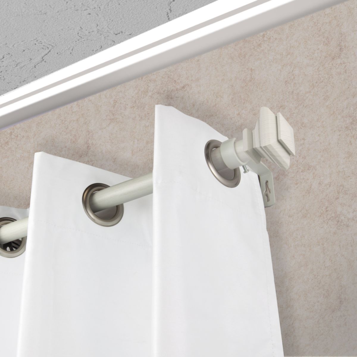 1" Fern Faux Wood Curtain Rod