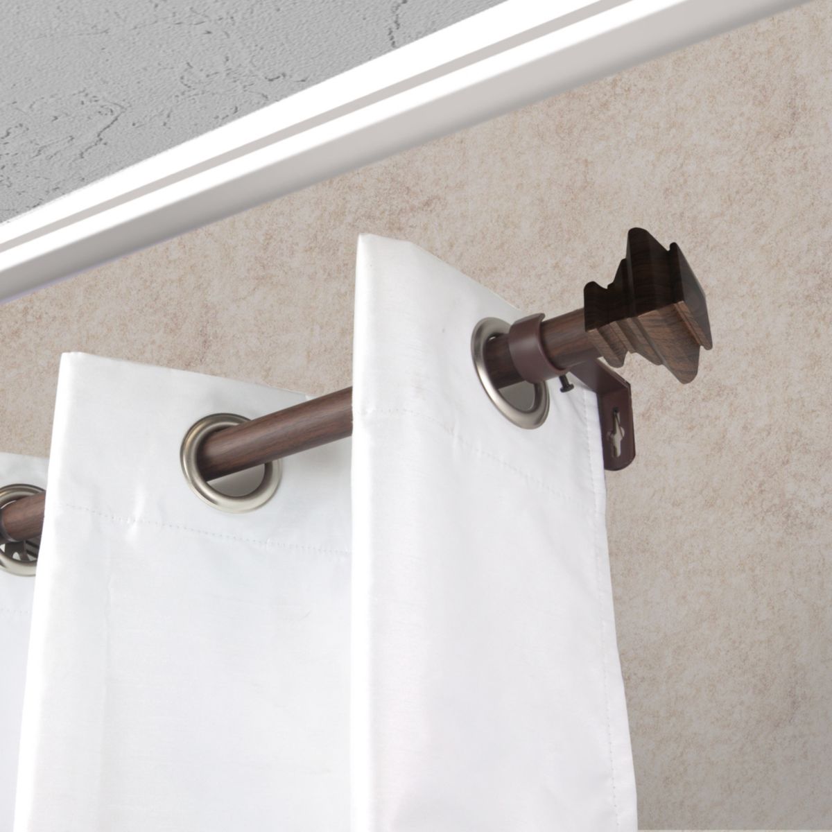 1" Fern Faux Wood Curtain Rod