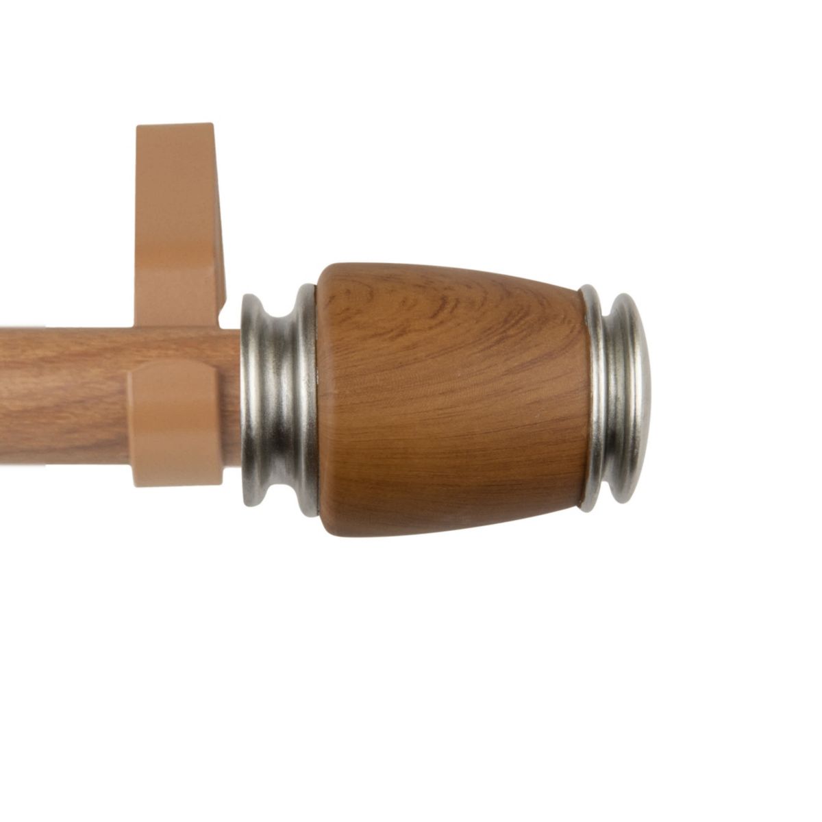 1" Romilda Faux Wood Curtain Rod