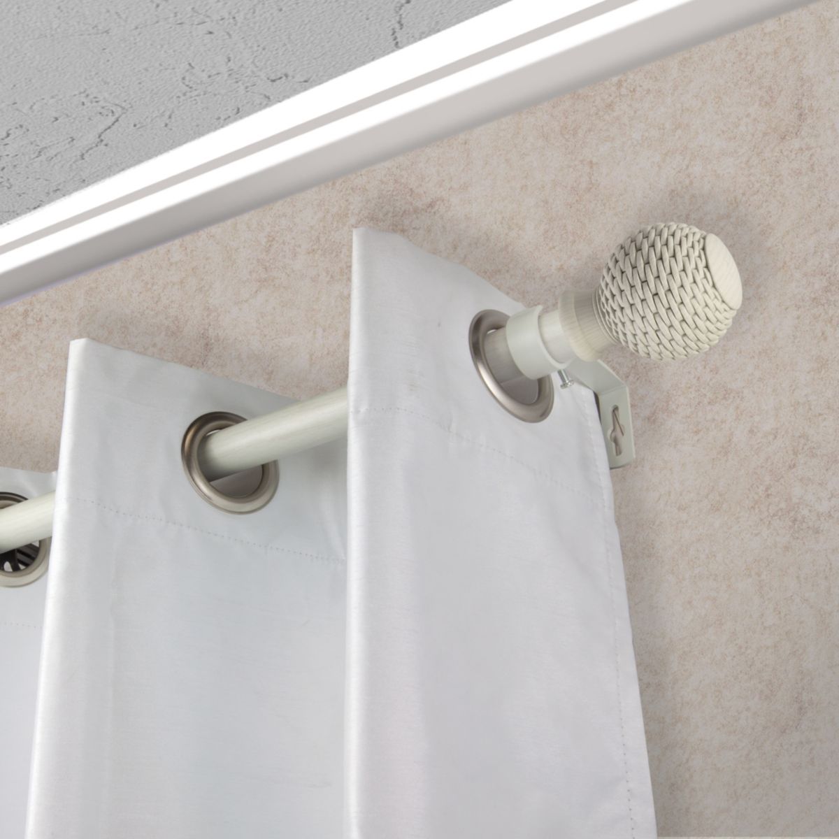 1" Bala Faux Wood Curtain Rod