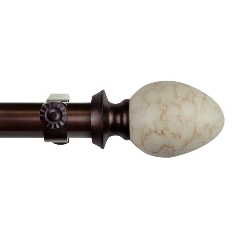 1" Ovate Curtain Rod