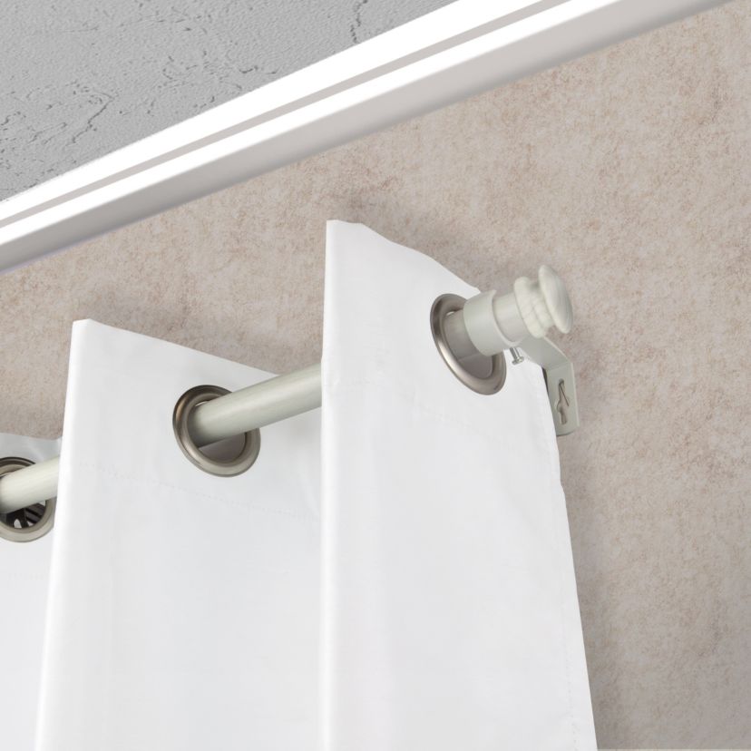 1" Mare Faux Wood Curtain Rod