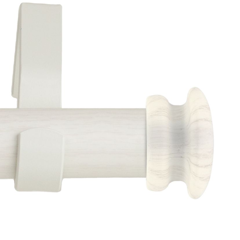 1" Mare Faux Wood Curtain Rod