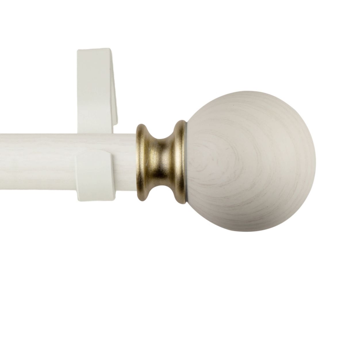 1" Finola Faux Wood Curtain Rod