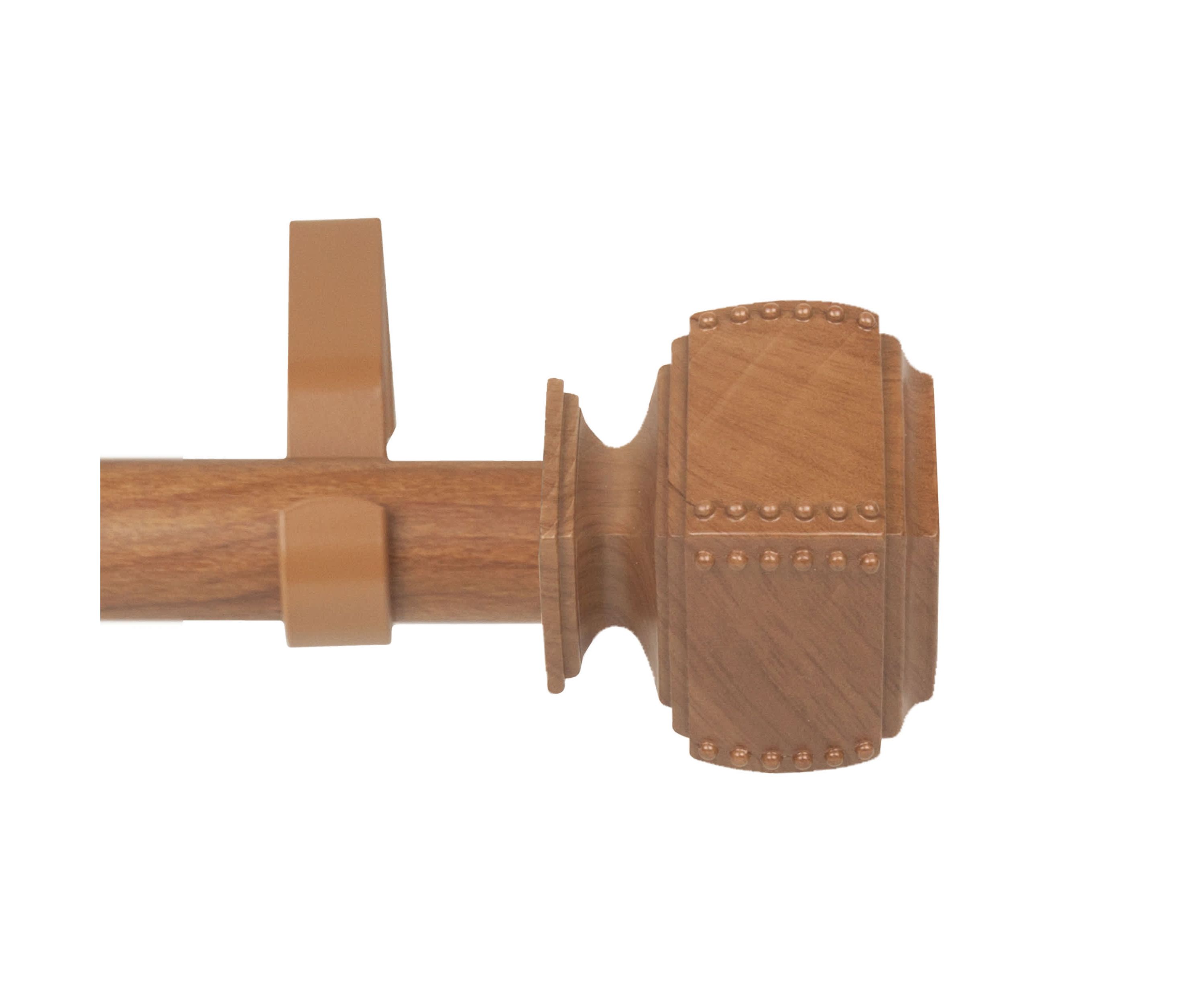 1" Bennett Faux Wood Curtain Rod
