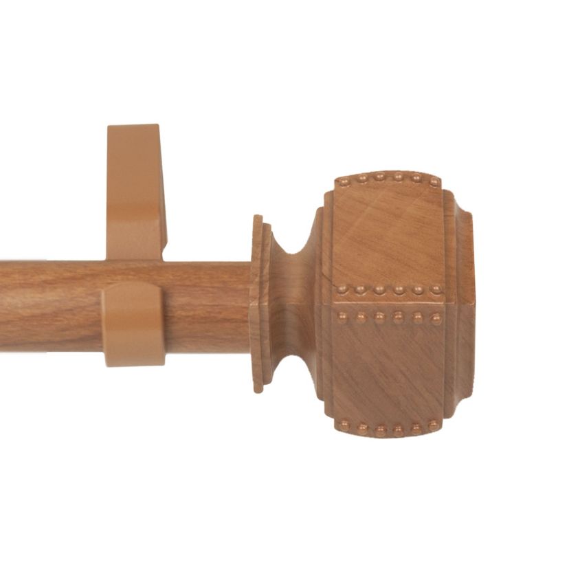 1" Bennett Faux Wood Curtain Rod