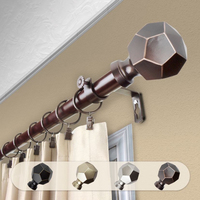 1" Darden Curtain Rod