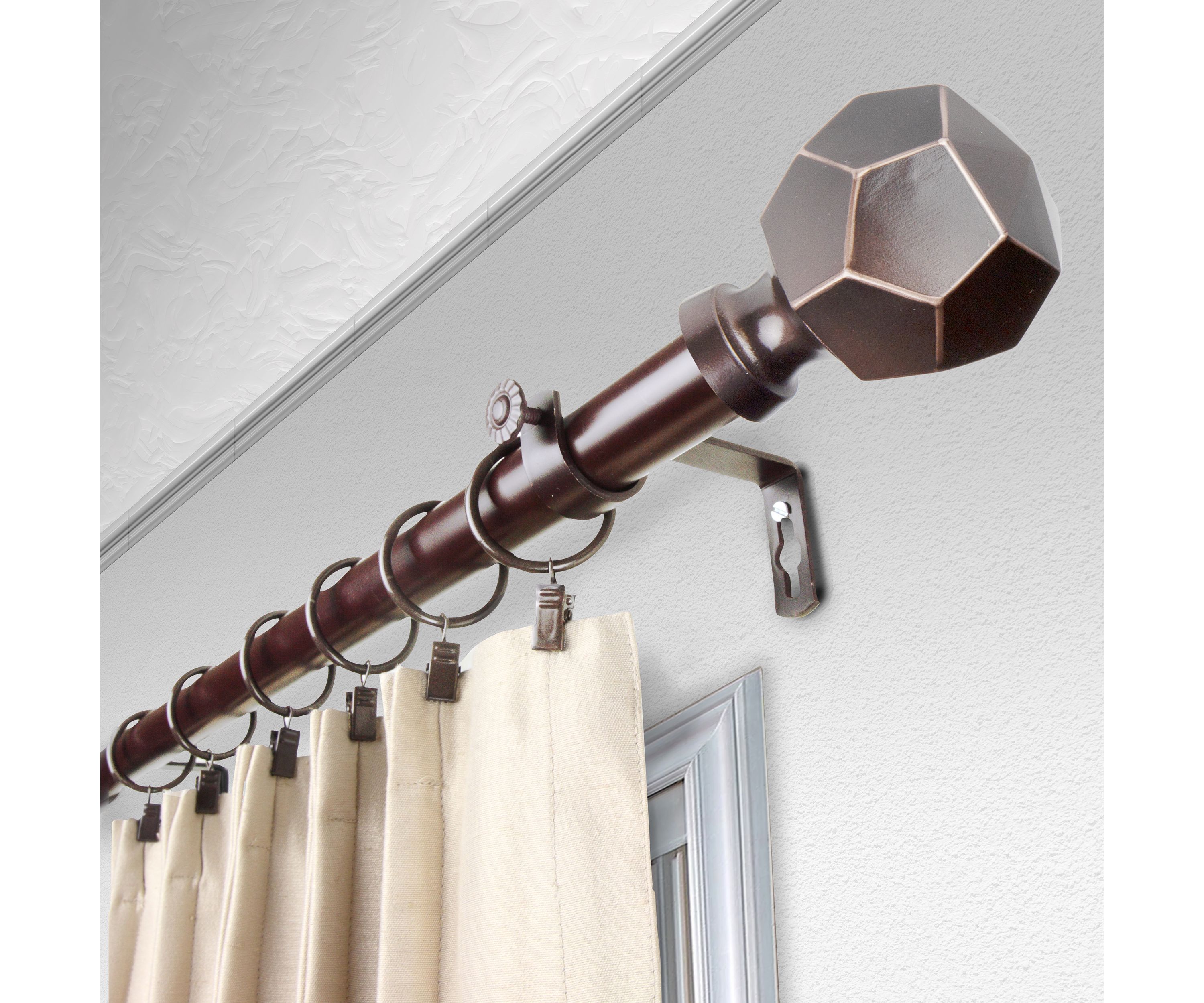 1" Darden Curtain Rod