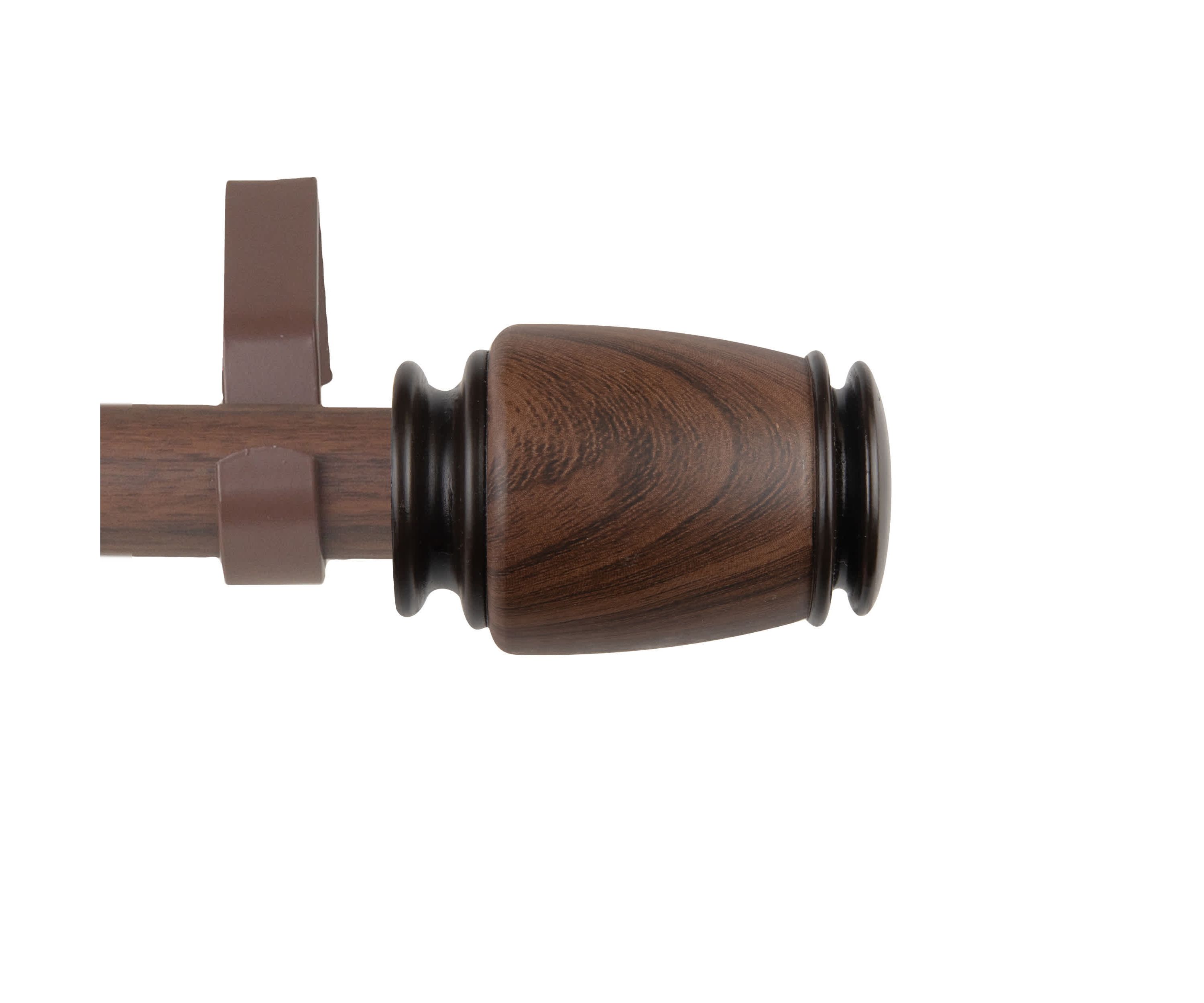 1" Romilda Faux Wood Curtain Rod