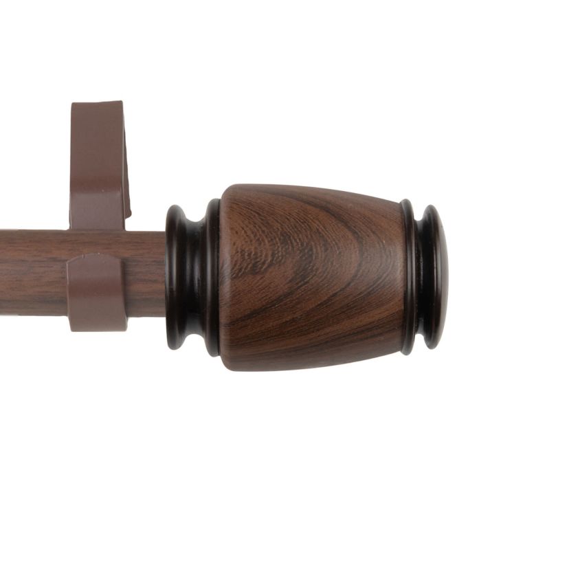 1" Romilda Faux Wood Curtain Rod