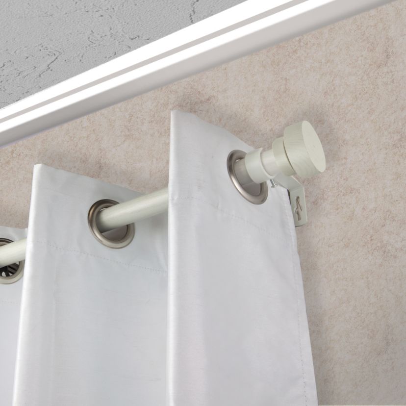 1" Bonnet Faux Wood Curtain Rod