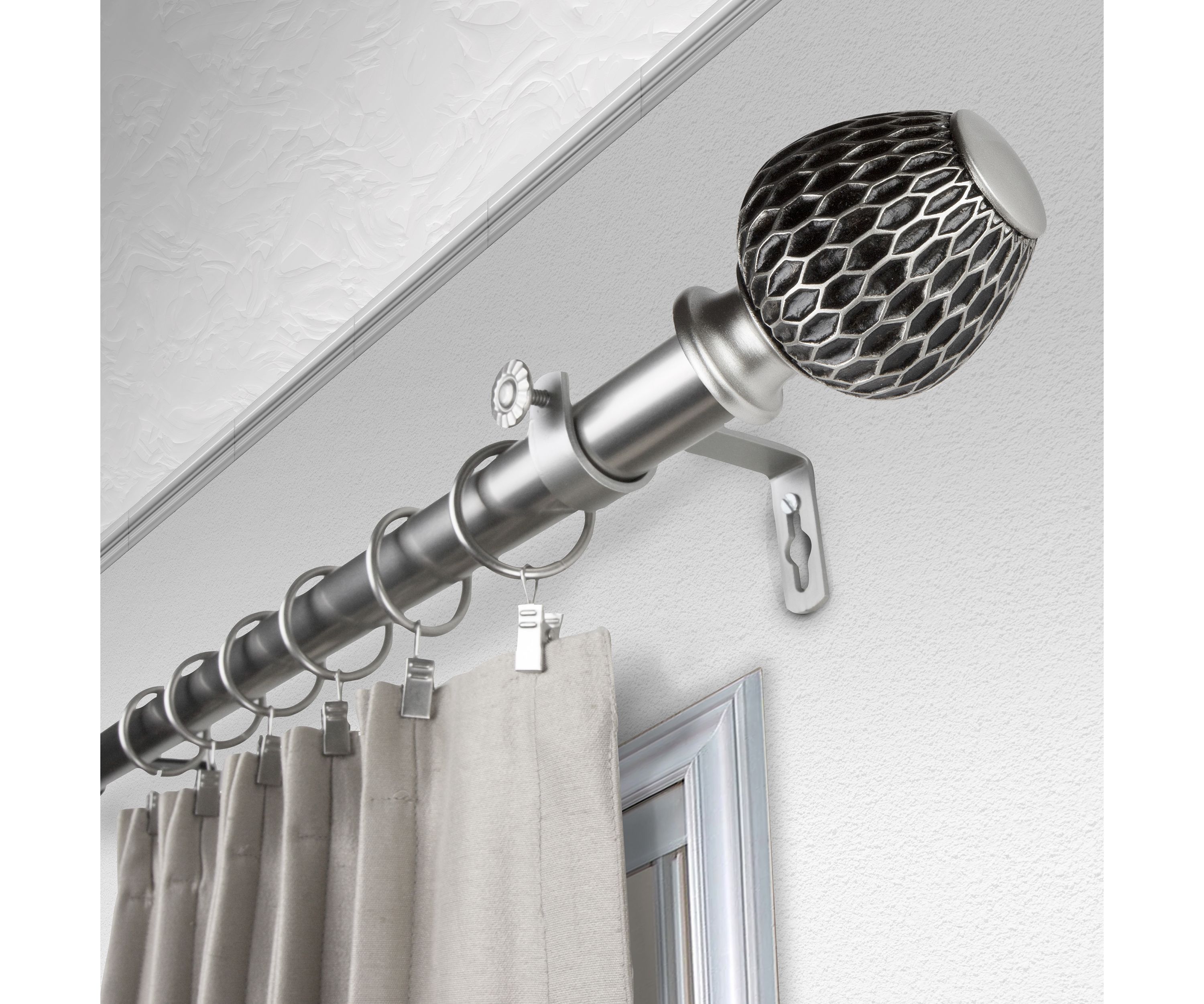 1" Ashwin Curtain Rod