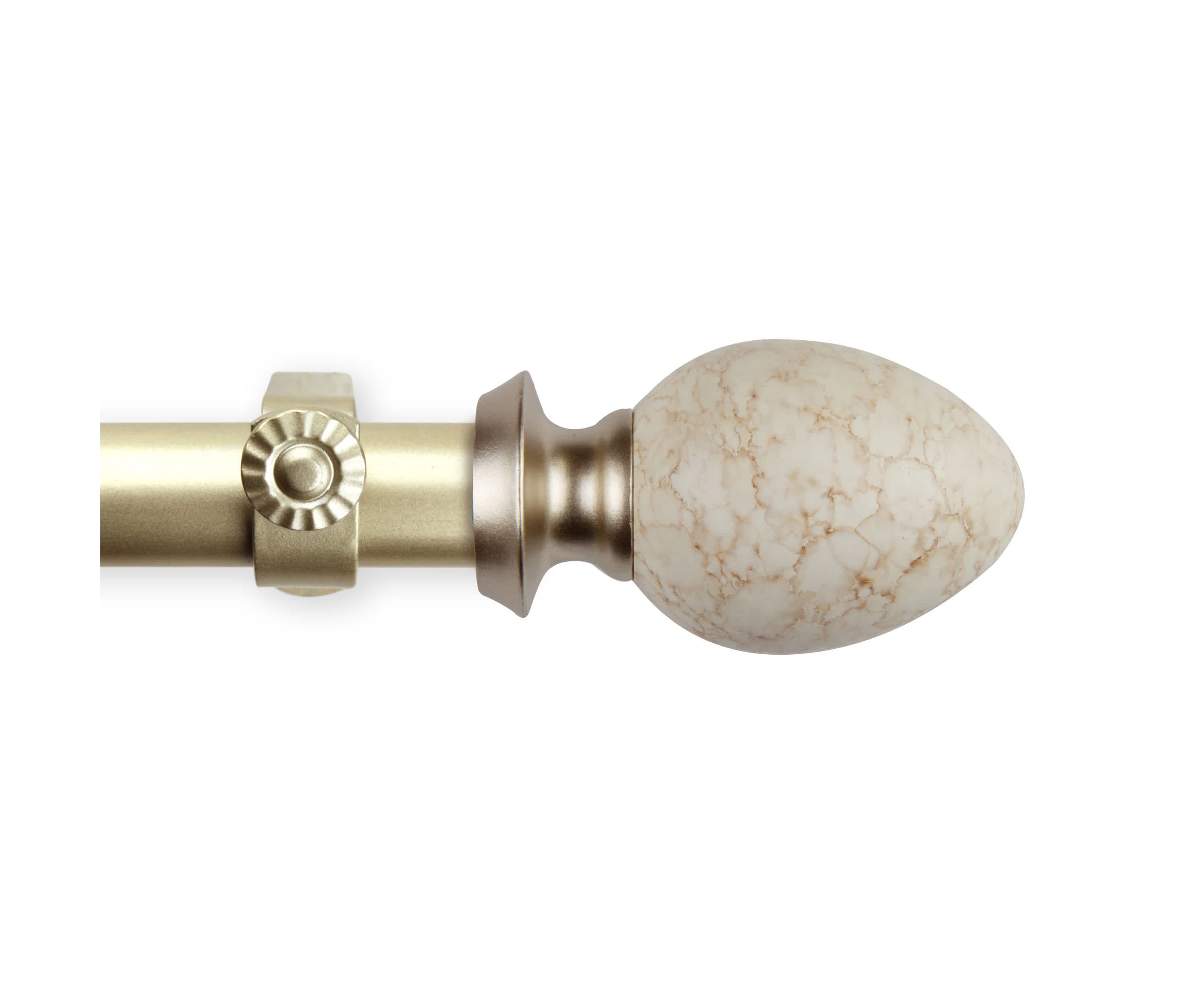1" Ovate Curtain Rod