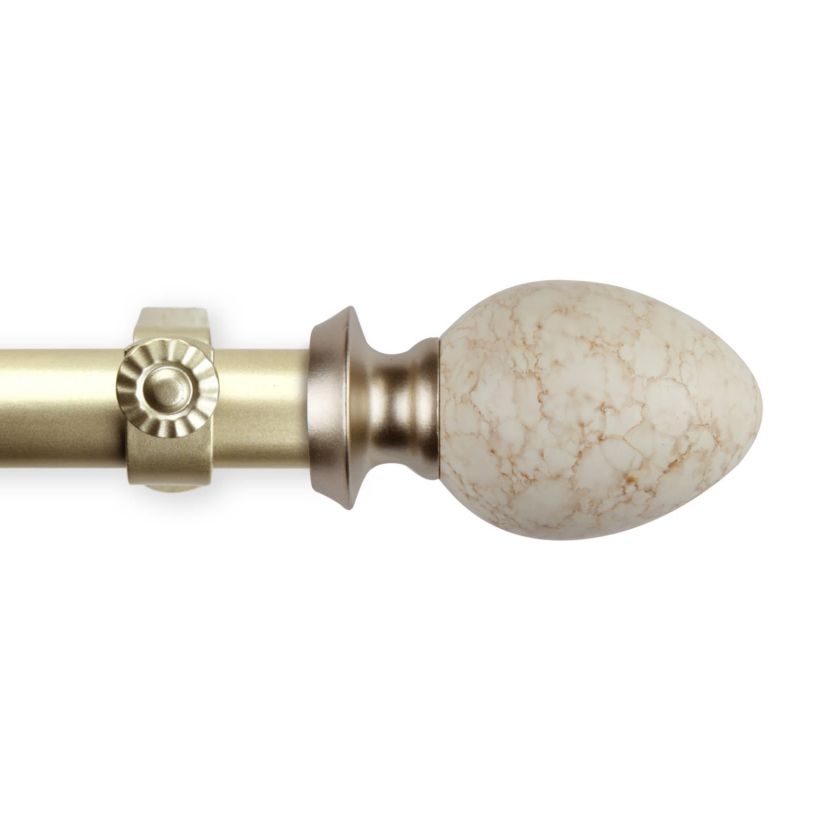 1" Ovate Curtain Rod