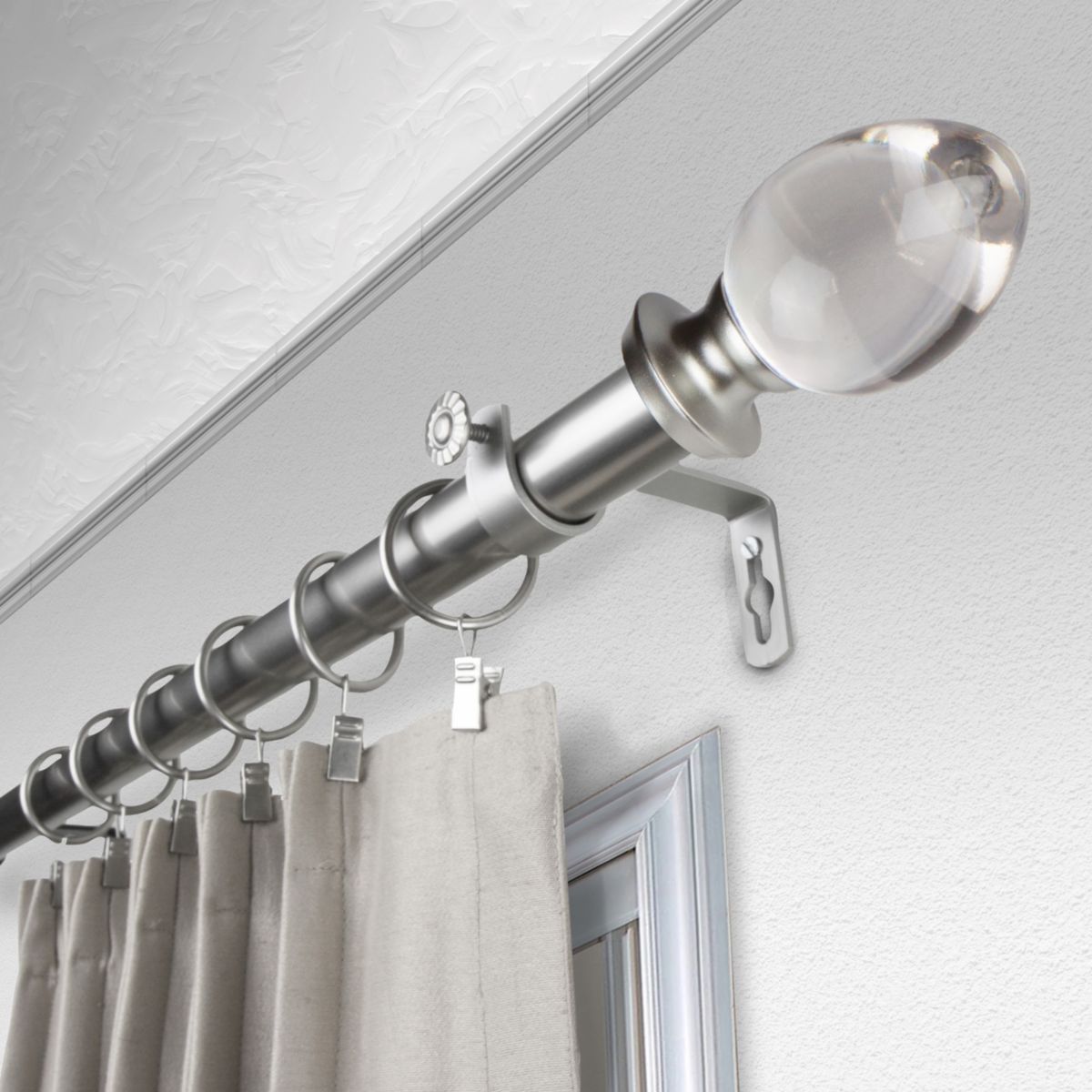 1" Eileen Curtain Rod