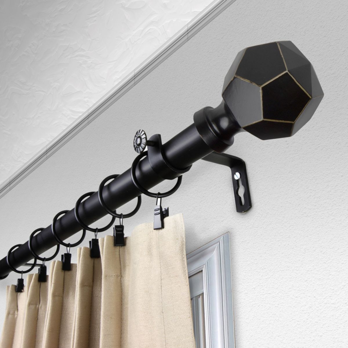 1" Darden Curtain Rod