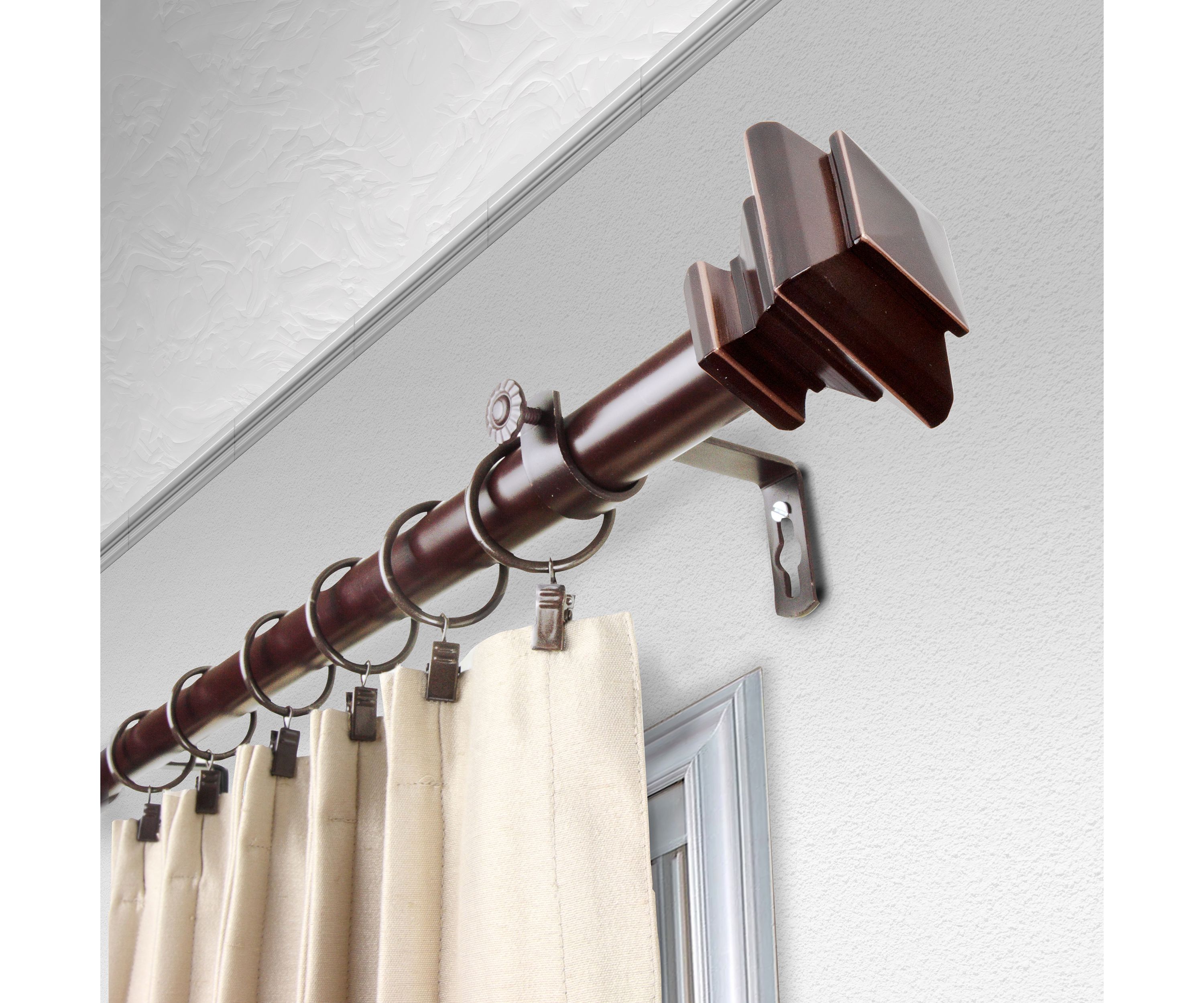 1" Fern Curtain Rod
