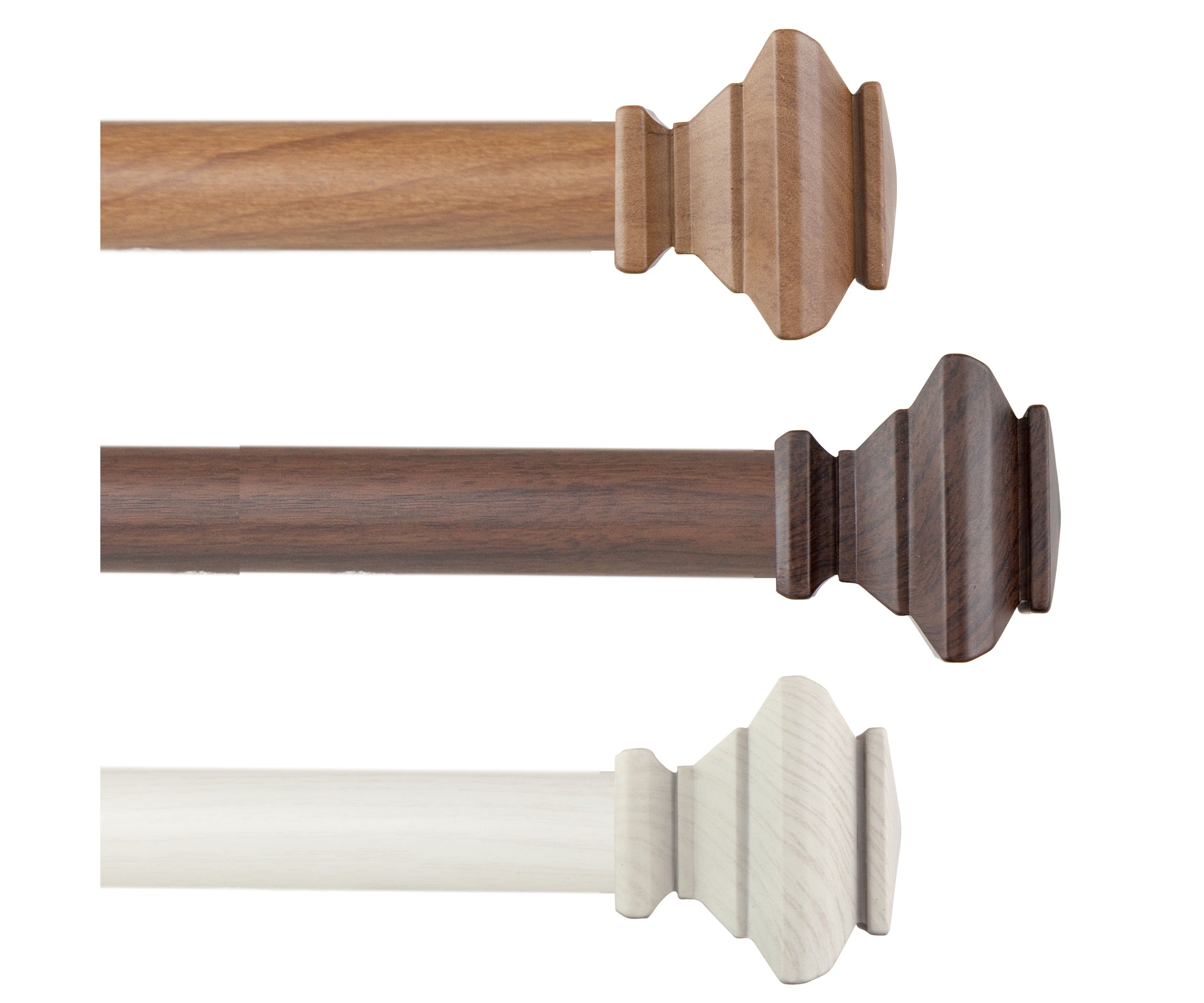 1" Fern Faux Wood Curtain Rod