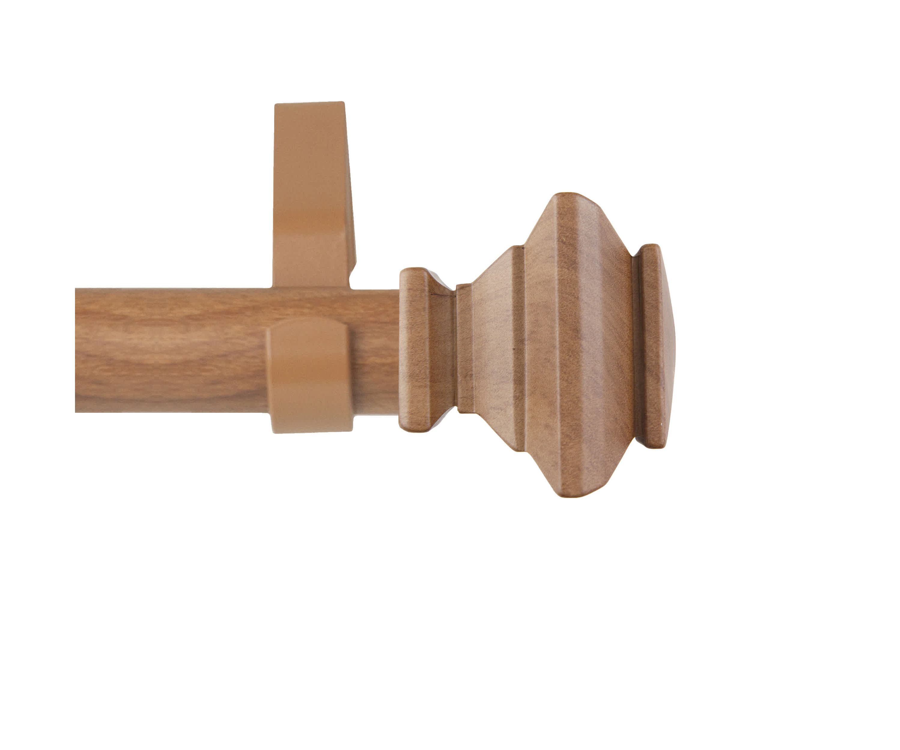 1" Fern Faux Wood Curtain Rod