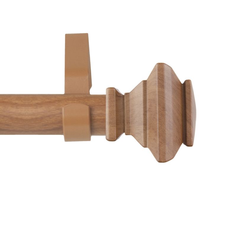 1" Fern Faux Wood Curtain Rod