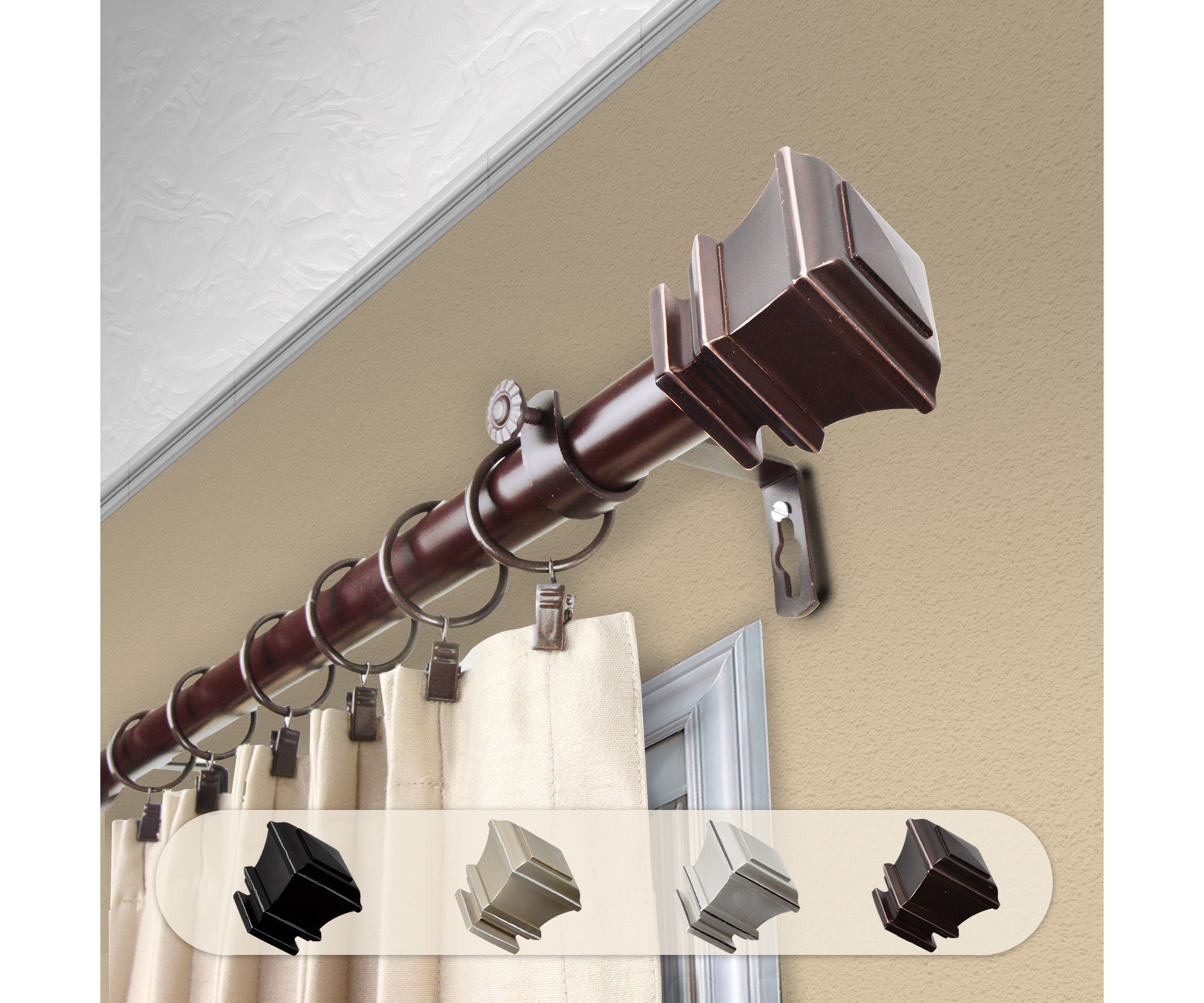 1" Pineda Curtain Rod
