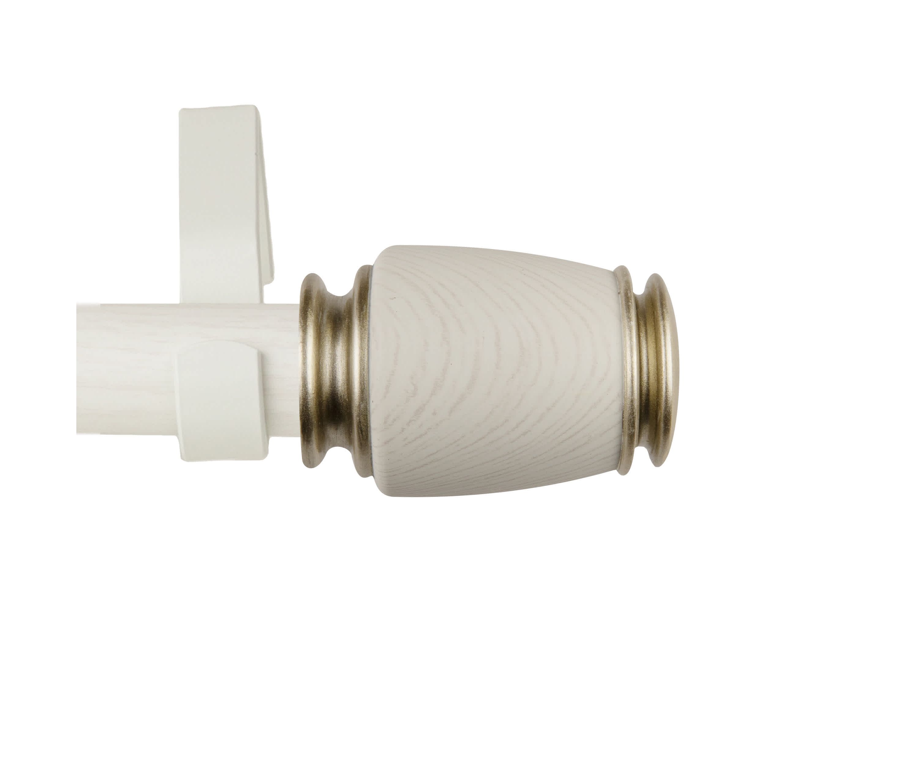 1" Romilda Faux Wood Curtain Rod