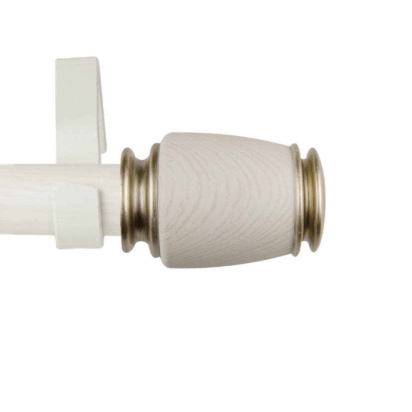 1" Romilda Faux Wood Curtain Rod