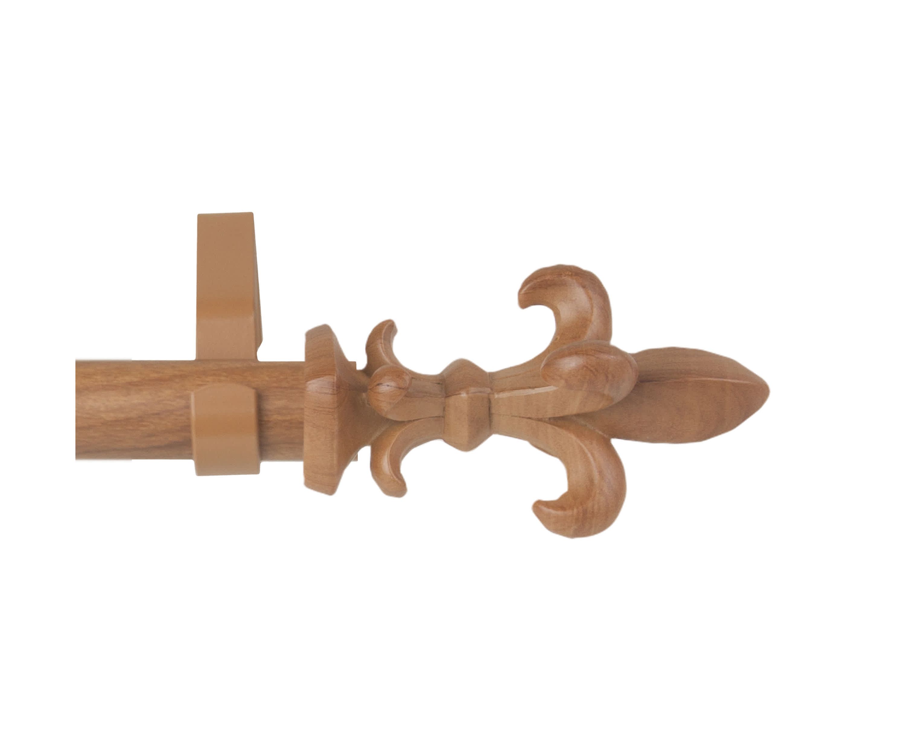 1" Fernando Faux Wood Curtain Rod