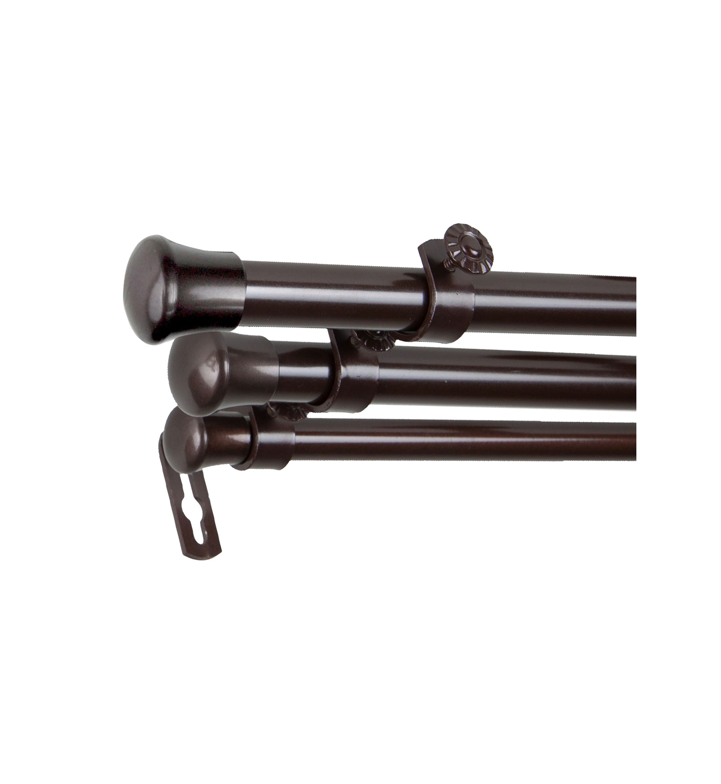 13/16" Triple Curtain Rod