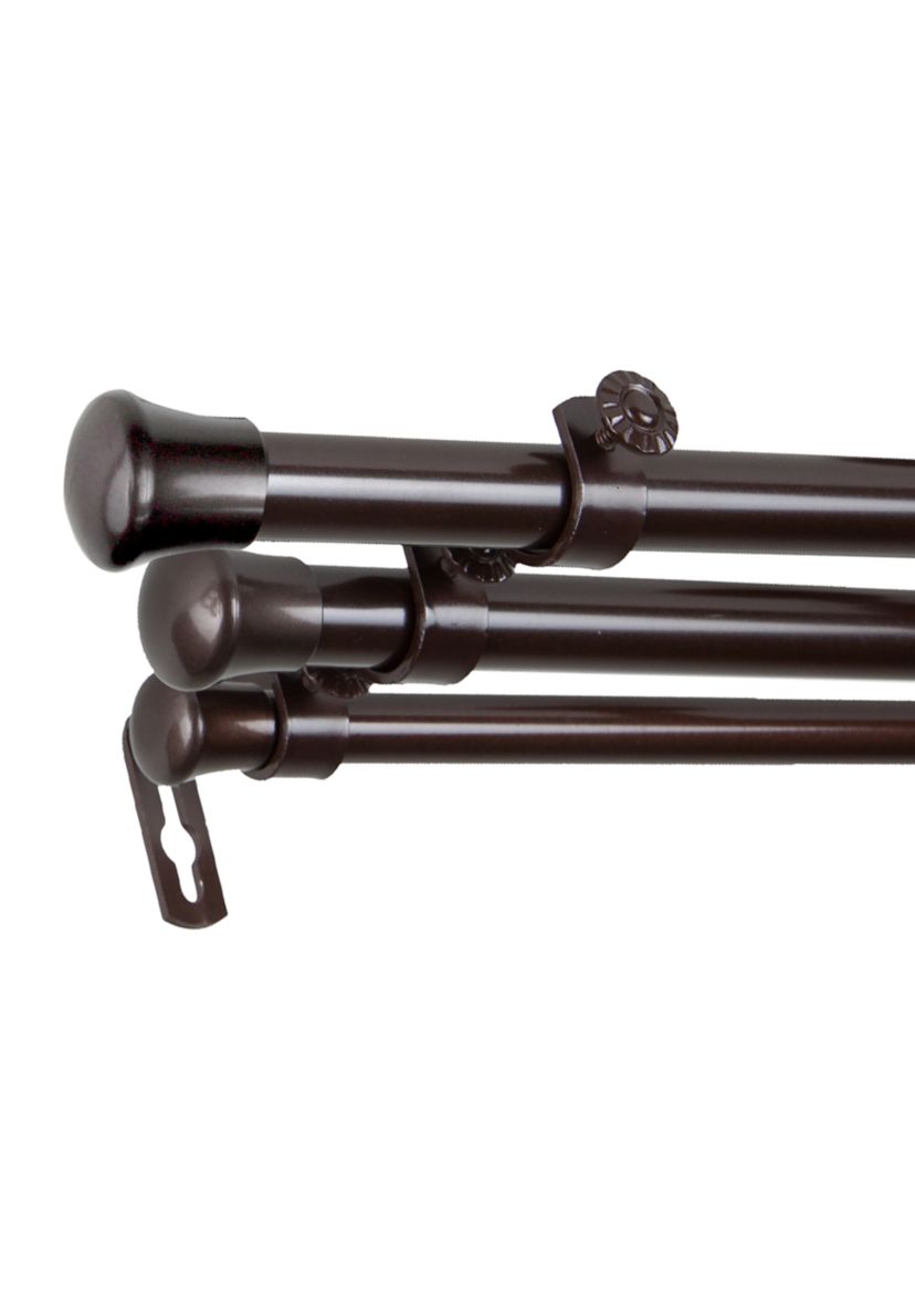 13/16" Triple Curtain Rod