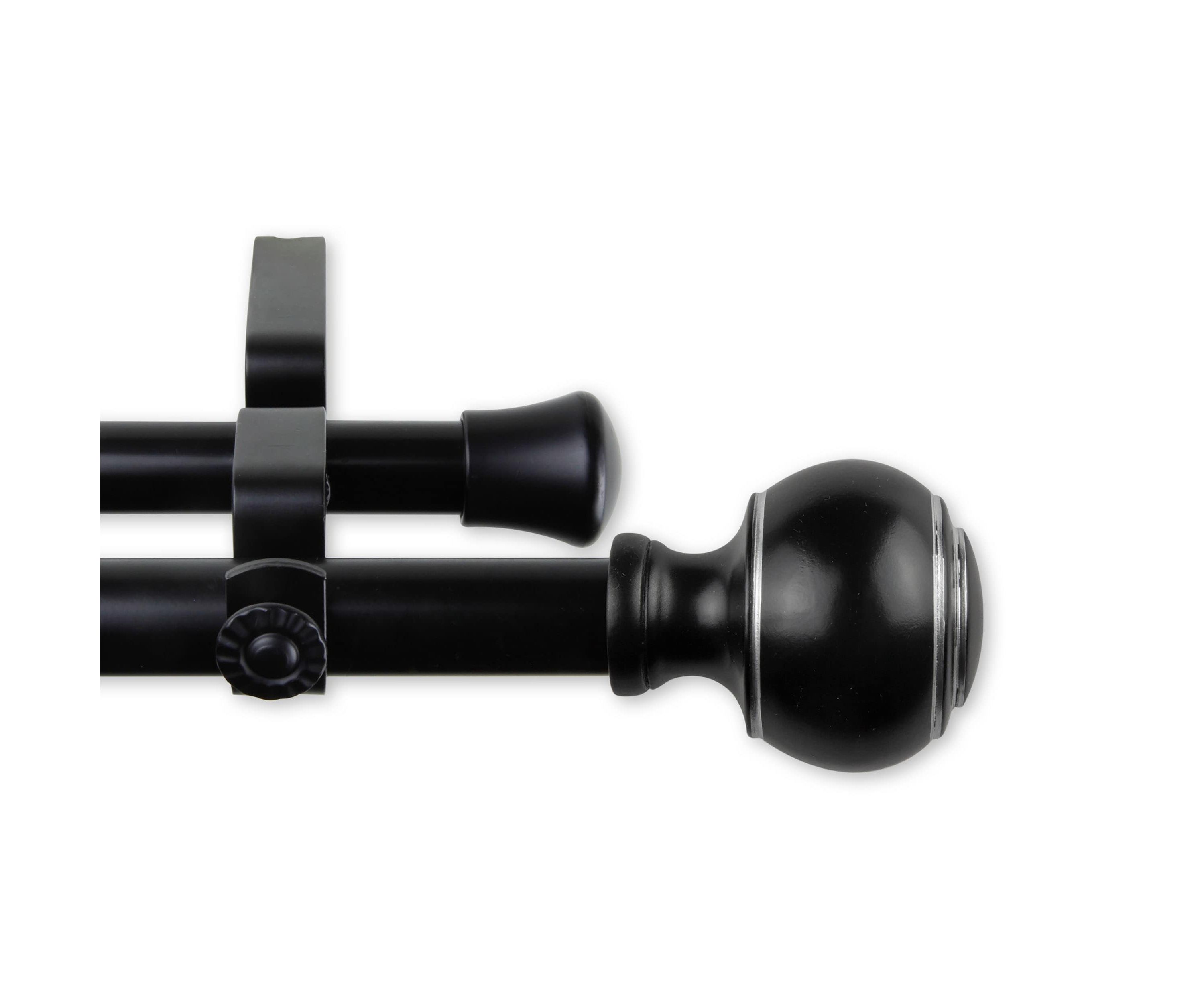 1" Ashwin Double Curtain Rod