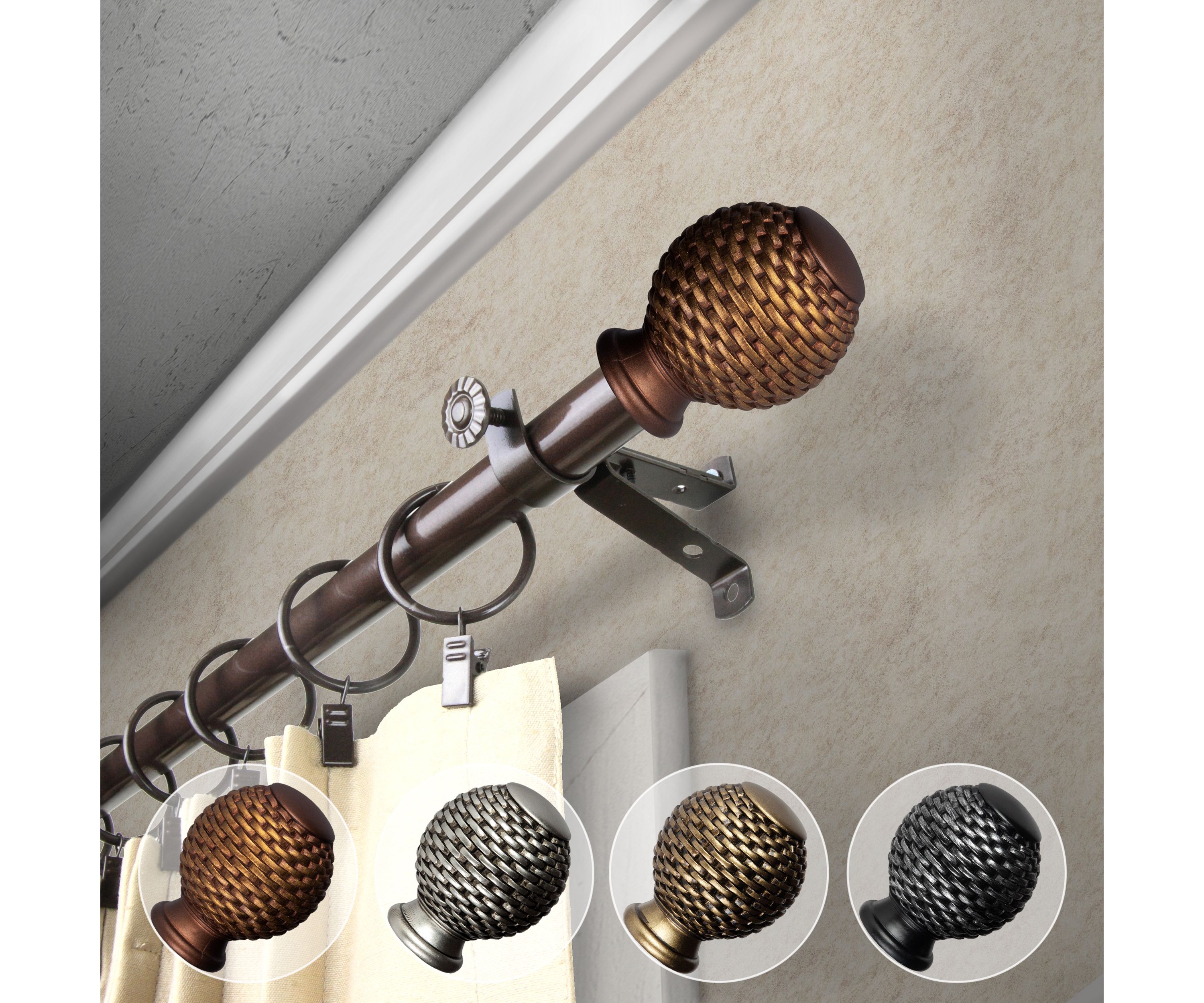 13/16" Ozana Curtain Rod
