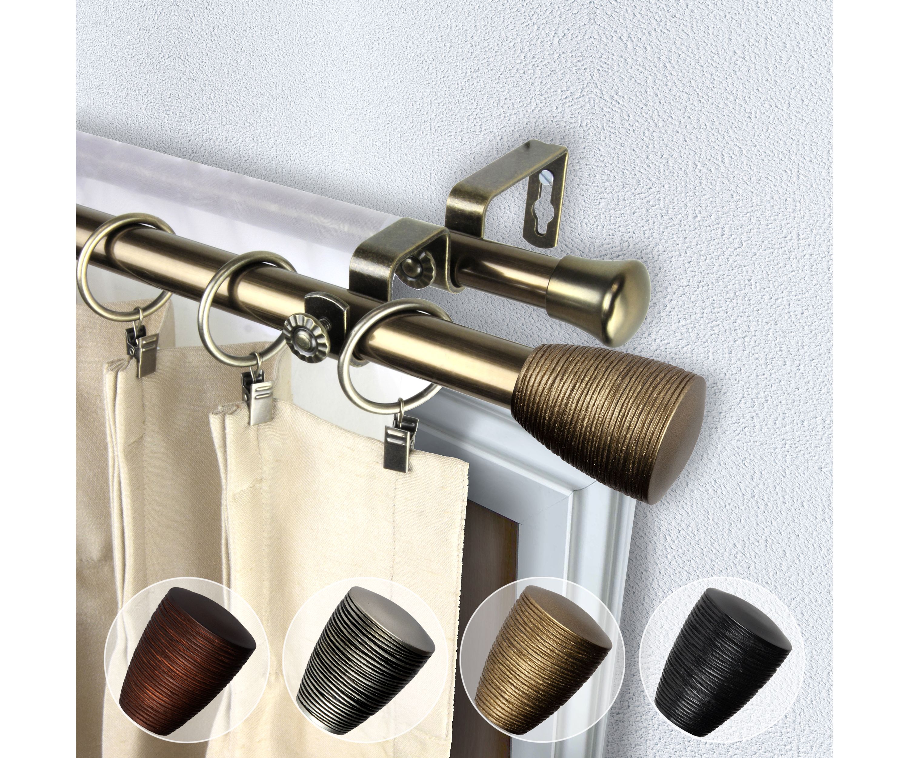 13/16" Tarzan Double Curtain Rod
