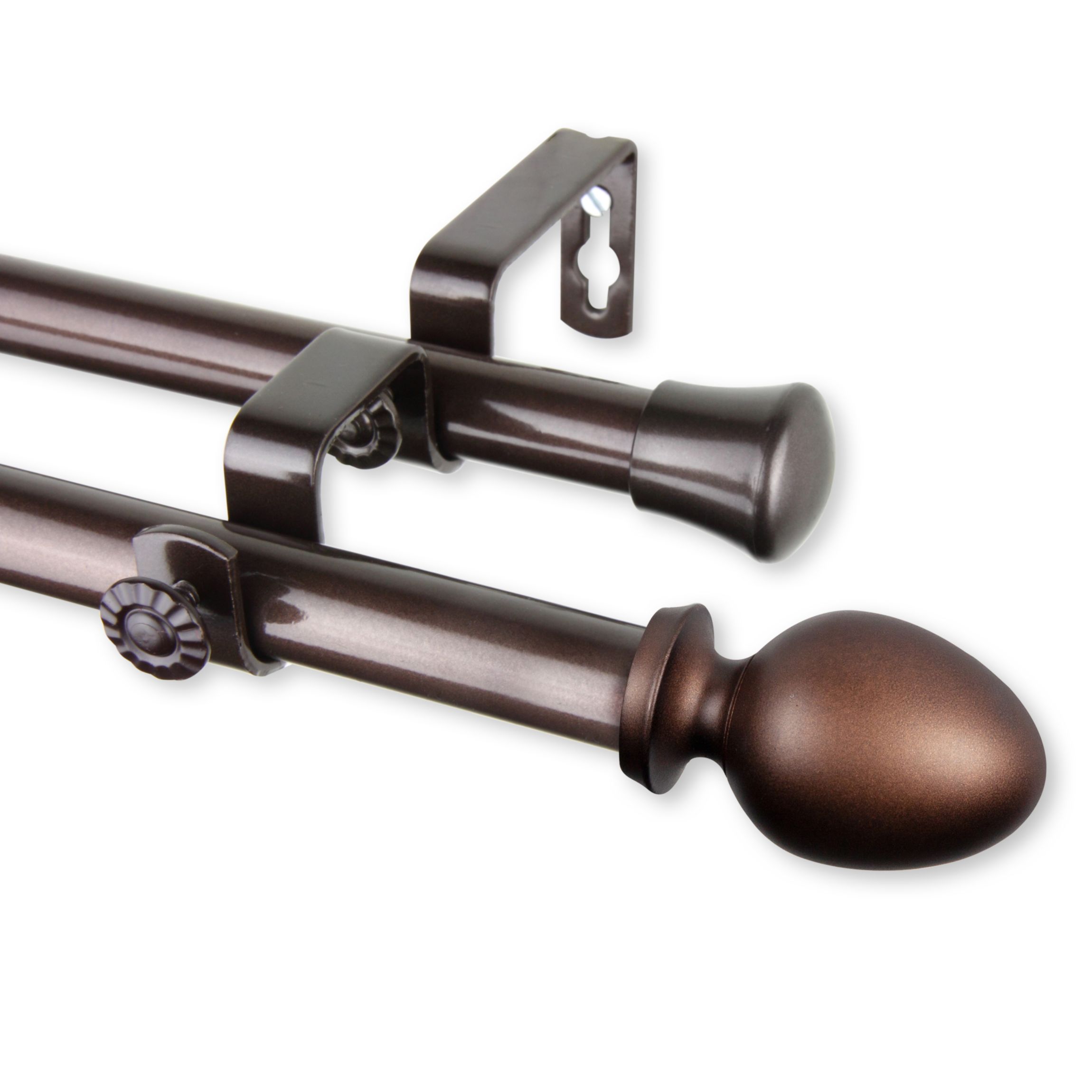 13/16" Emeka Double Curtain Rod