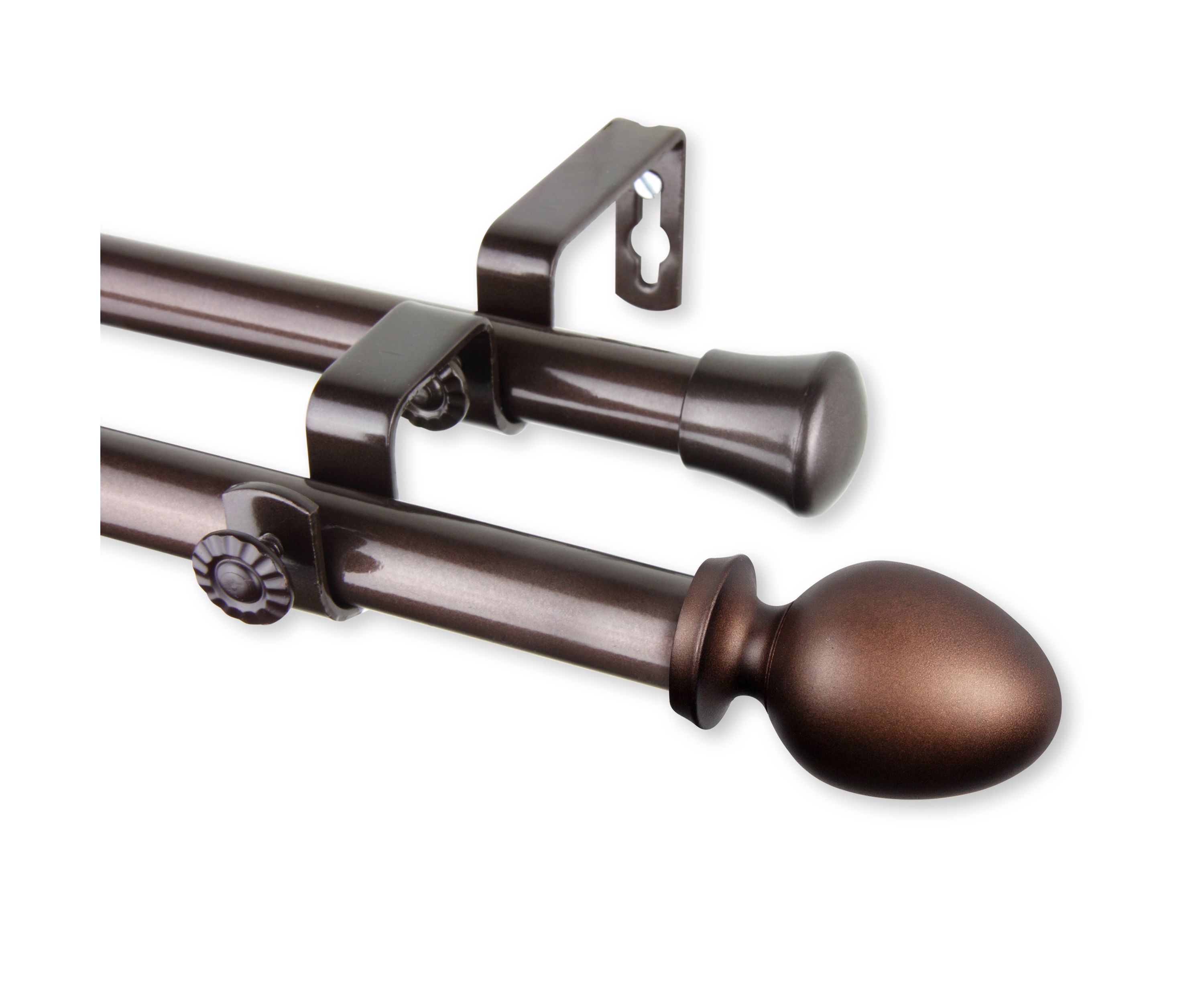 13/16" Emeka Double Curtain Rod