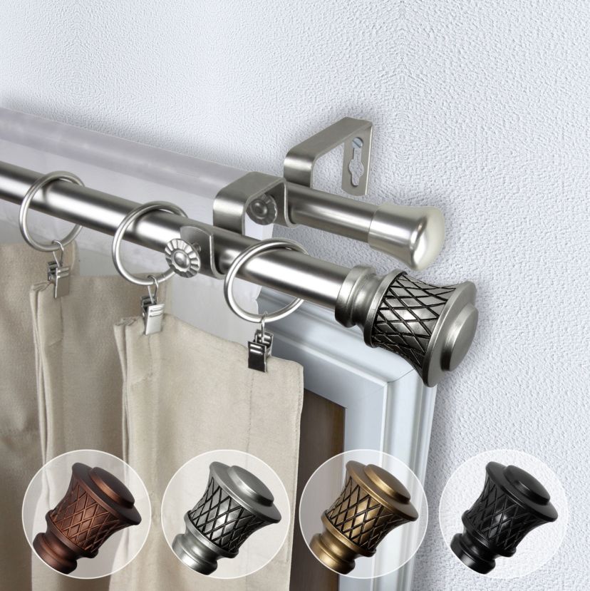 13/16" Lennart Double Curtain Rod
