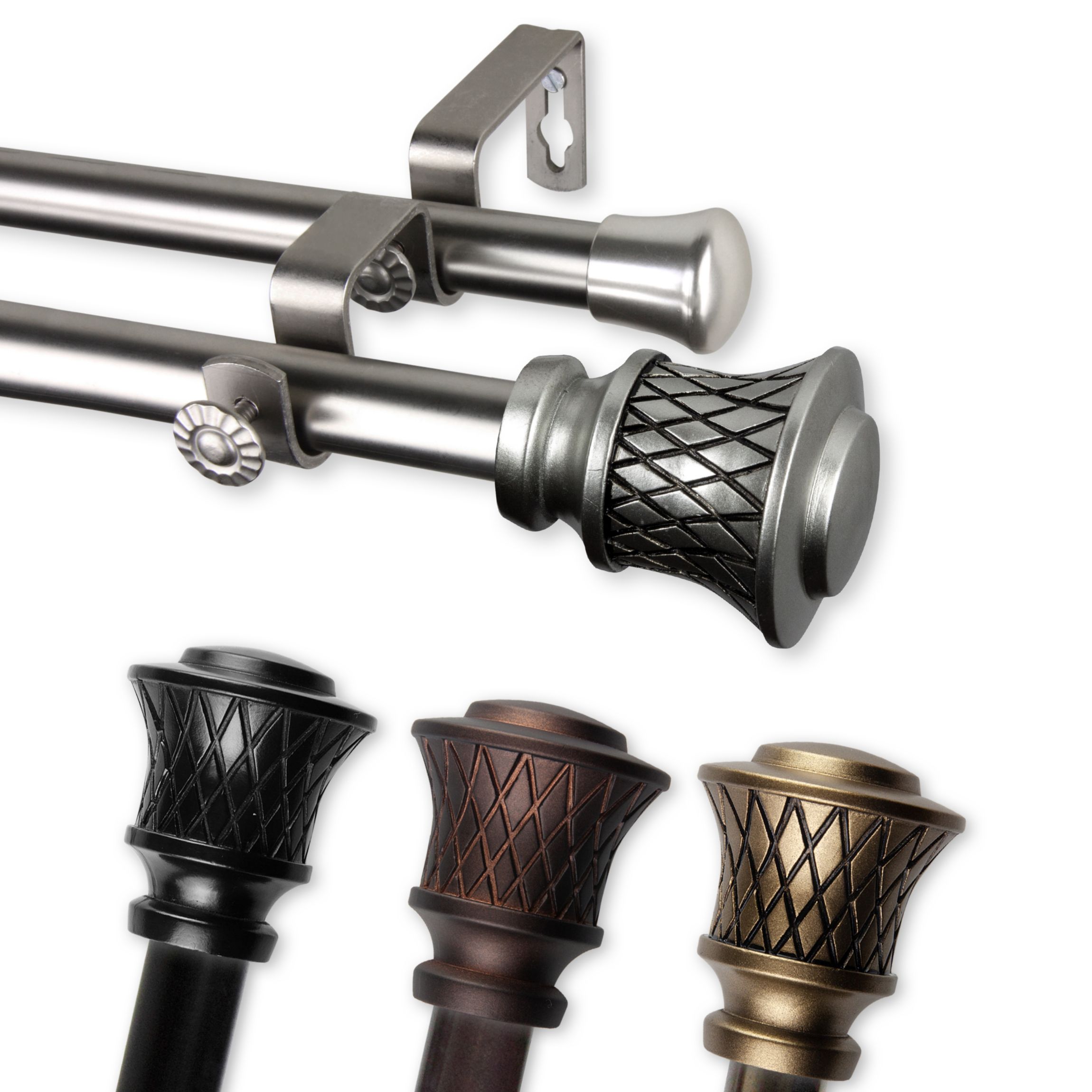 13/16" Lennart Double Curtain Rod