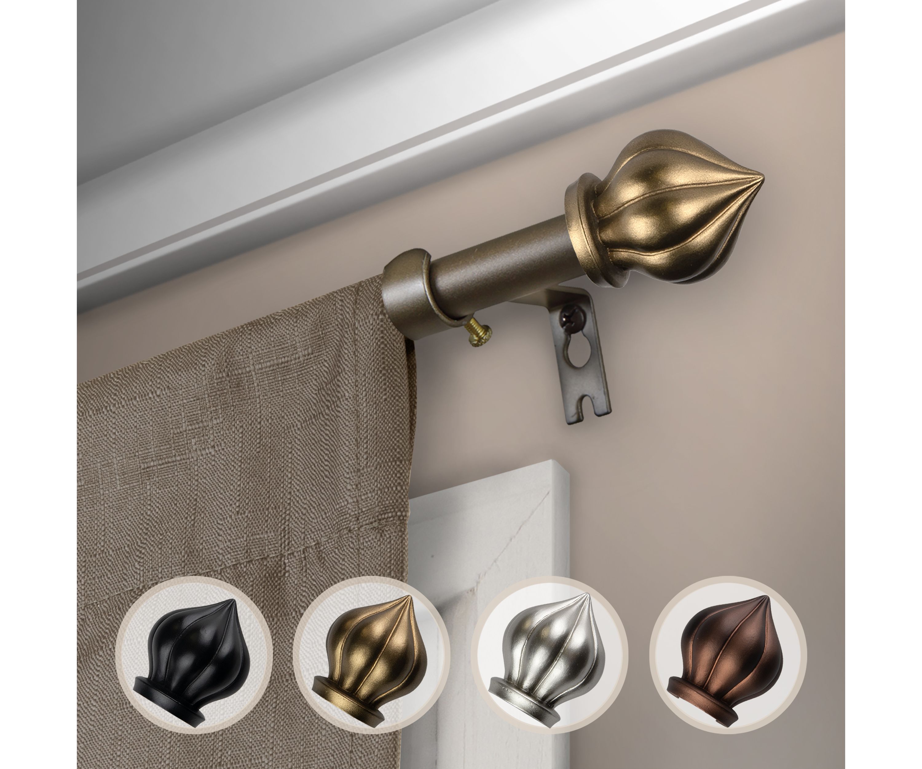 5/8" Primrose Curtain Rod